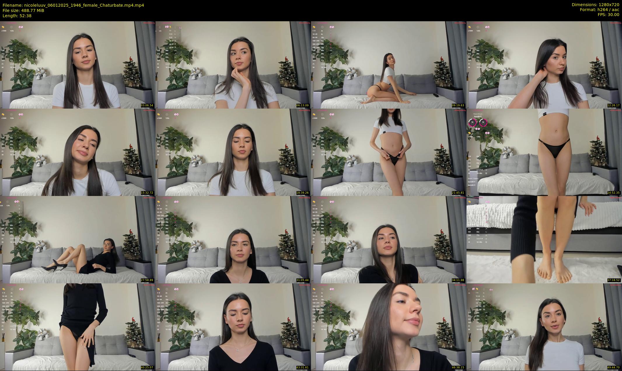 nicoleluuv — 53 minute Chaturbate female cam show recording, 720p, Jan 6, 2025