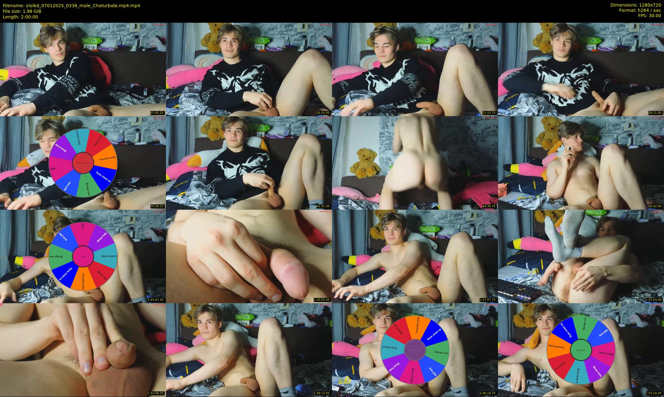 ololkd — 120 minute Chaturbate male cam show recording, 720p, Jan 7, 2025