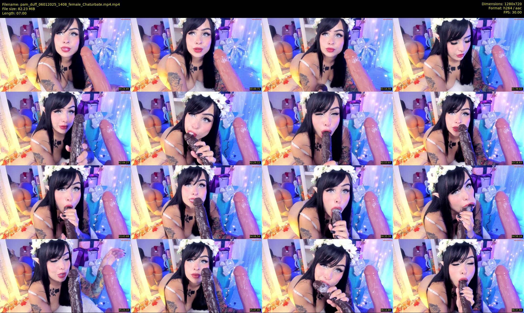 pam_duff — 7 minute Chaturbate female cam show recording, 720p, Jan 6, 2025