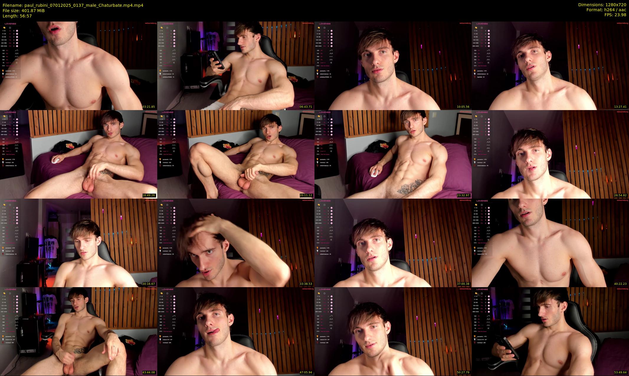 paul_rubini — 57 minute Chaturbate male cam show recording, 720p, Jan 7, 2025