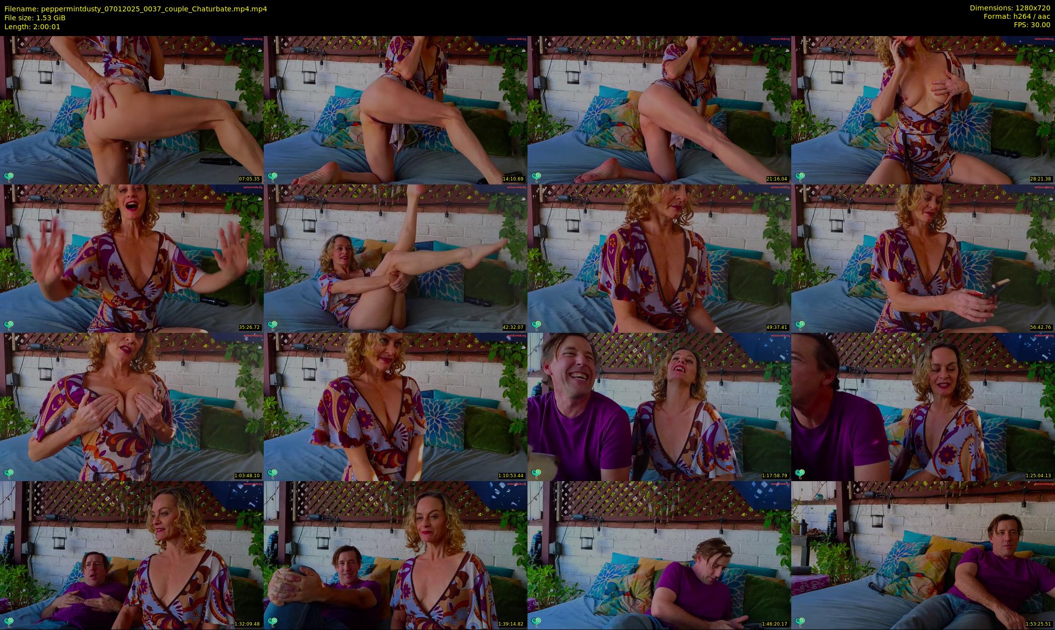 peppermintdusty — 121 minute Chaturbate couple cam show recording, 720p, Jan 7, 2025