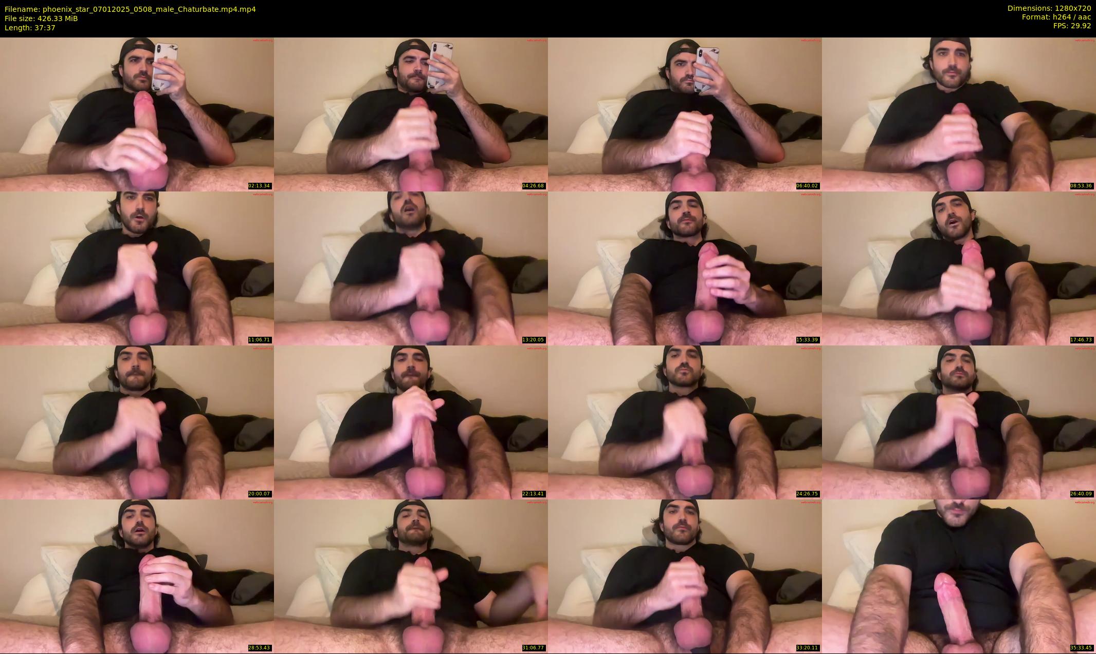 phoenix_star — 38 minute Chaturbate male cam show recording, 720p, Jan 7, 2025