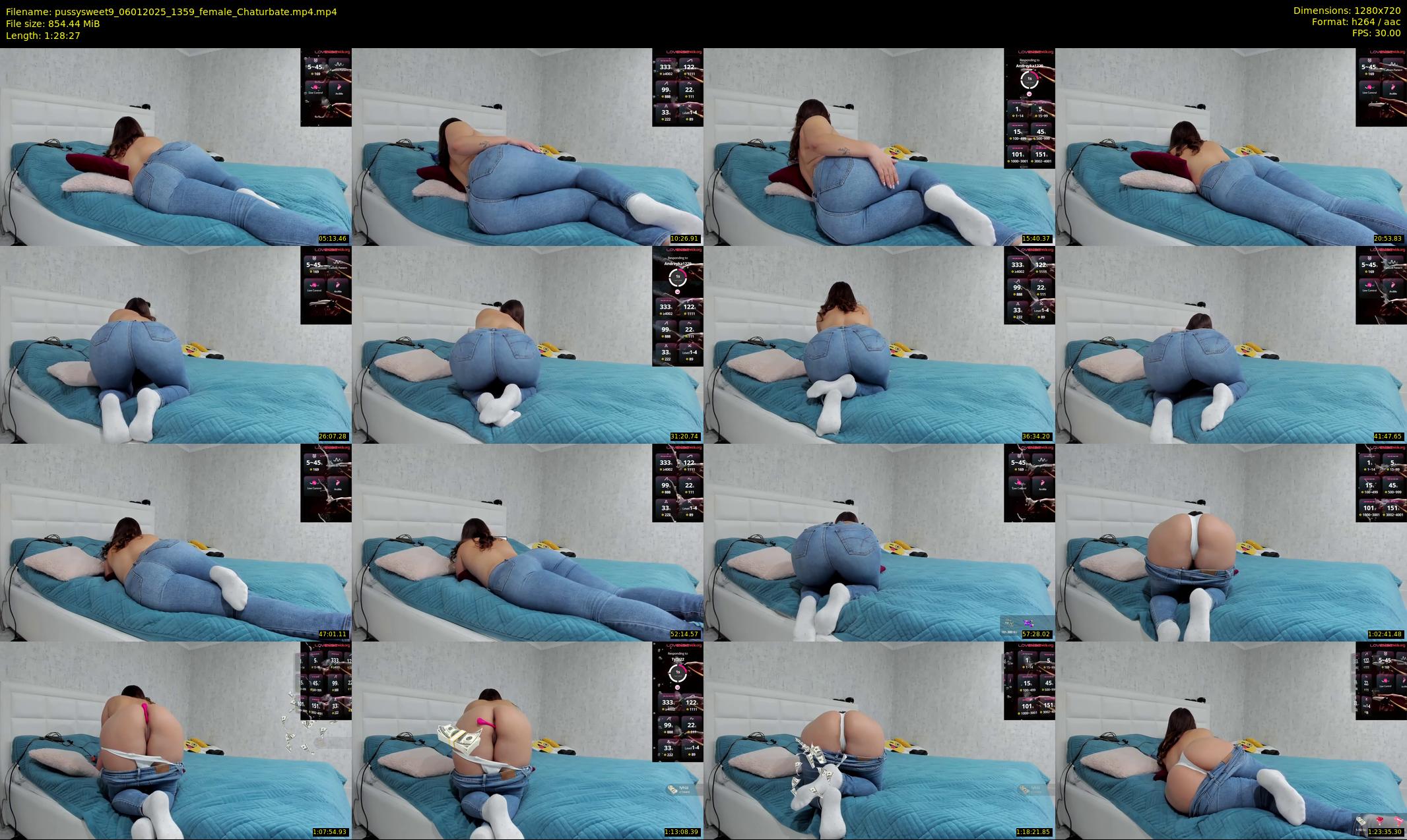 pussysweet9 — 89 minute Chaturbate female cam show recording, 720p, Jan 6, 2025