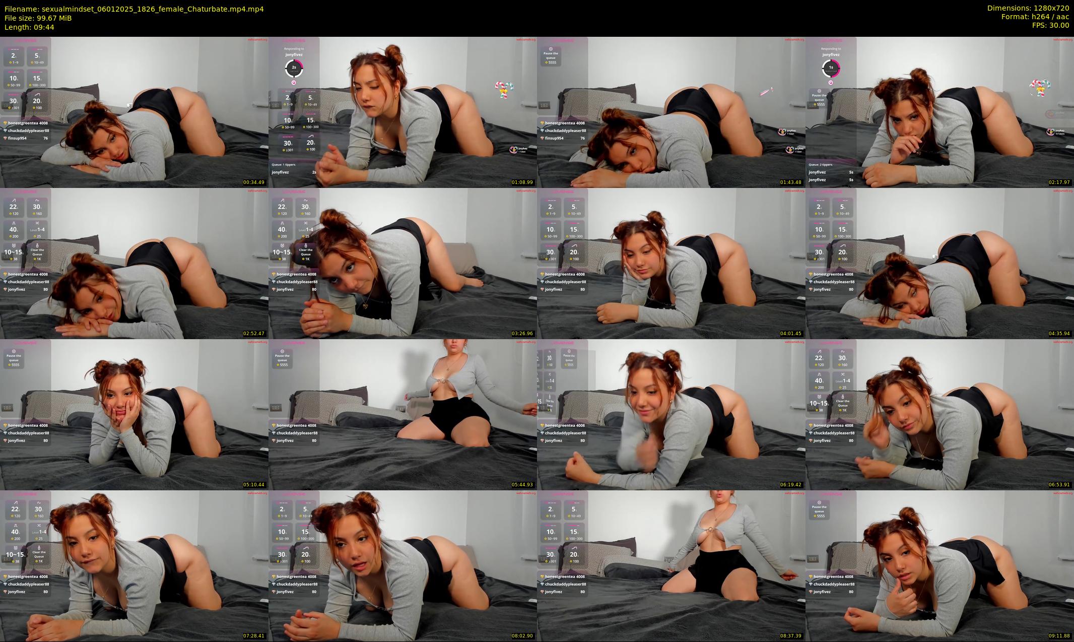 sexualmindset — 10 minute Chaturbate female cam show recording, 720p, Jan 6, 2025