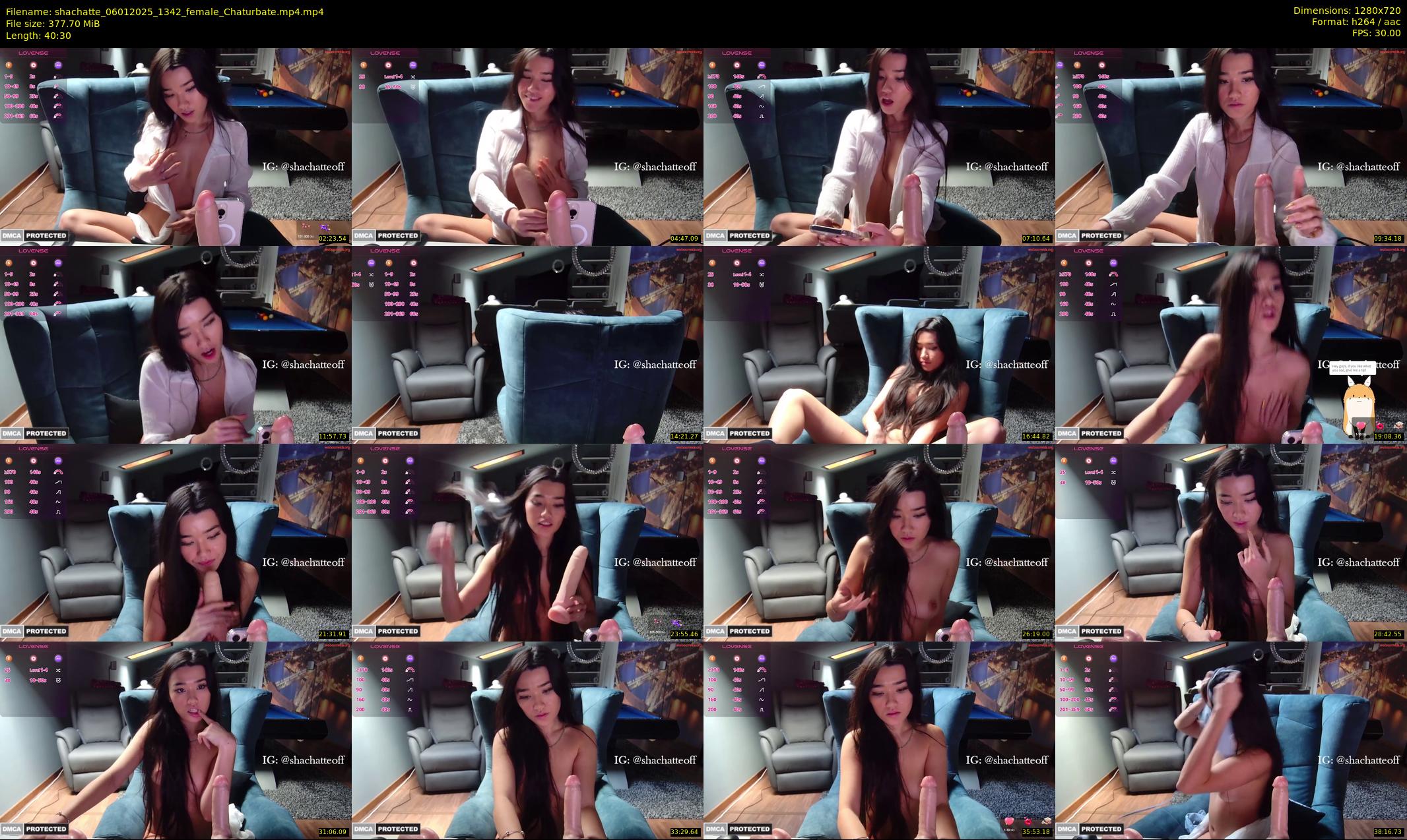 shachatte — 41 minute Chaturbate couple cam show recording, 720p, Jan 6, 2025