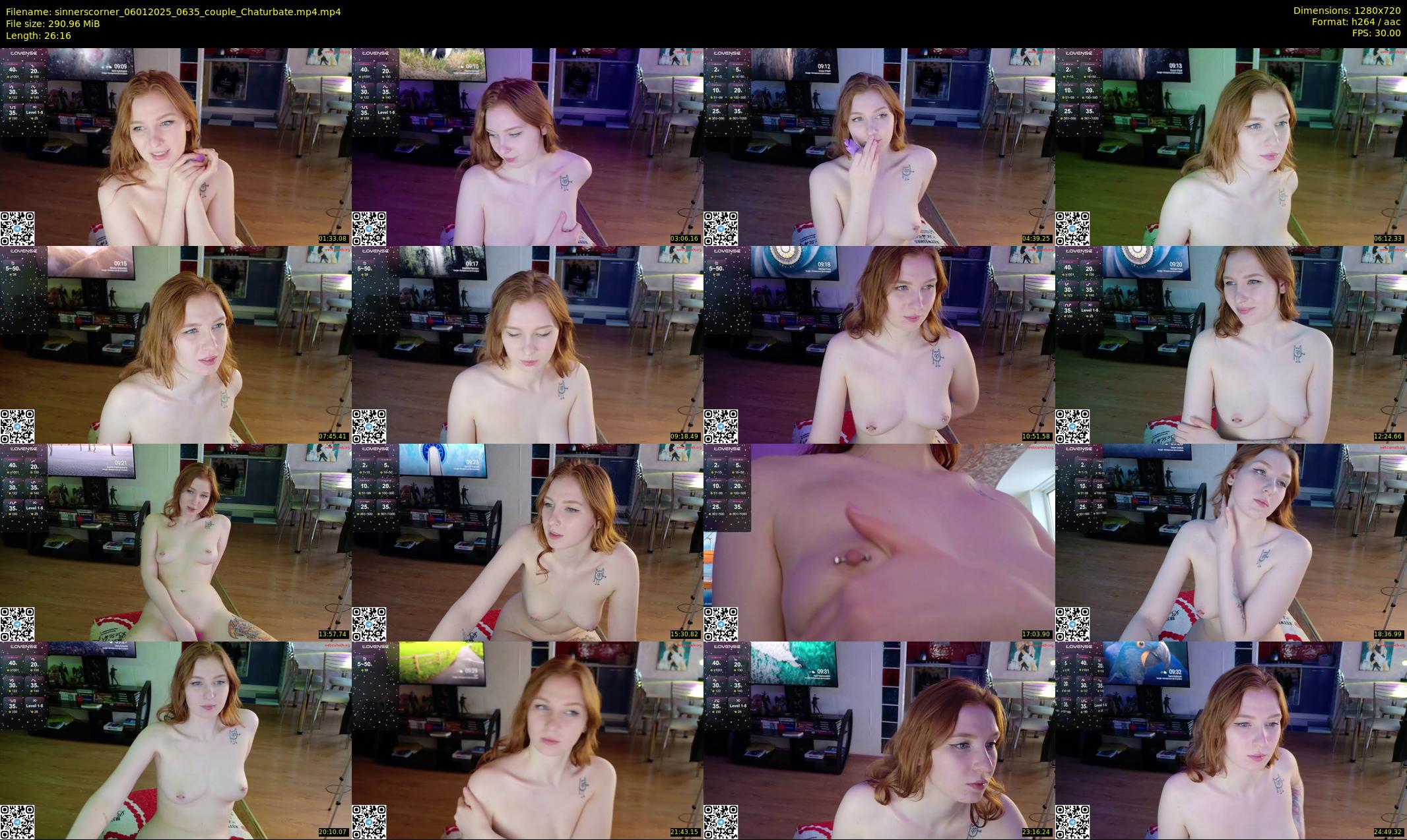 sinnerscorner — 27 minute Chaturbate couple cam show recording, 720p, Jan 6, 2025