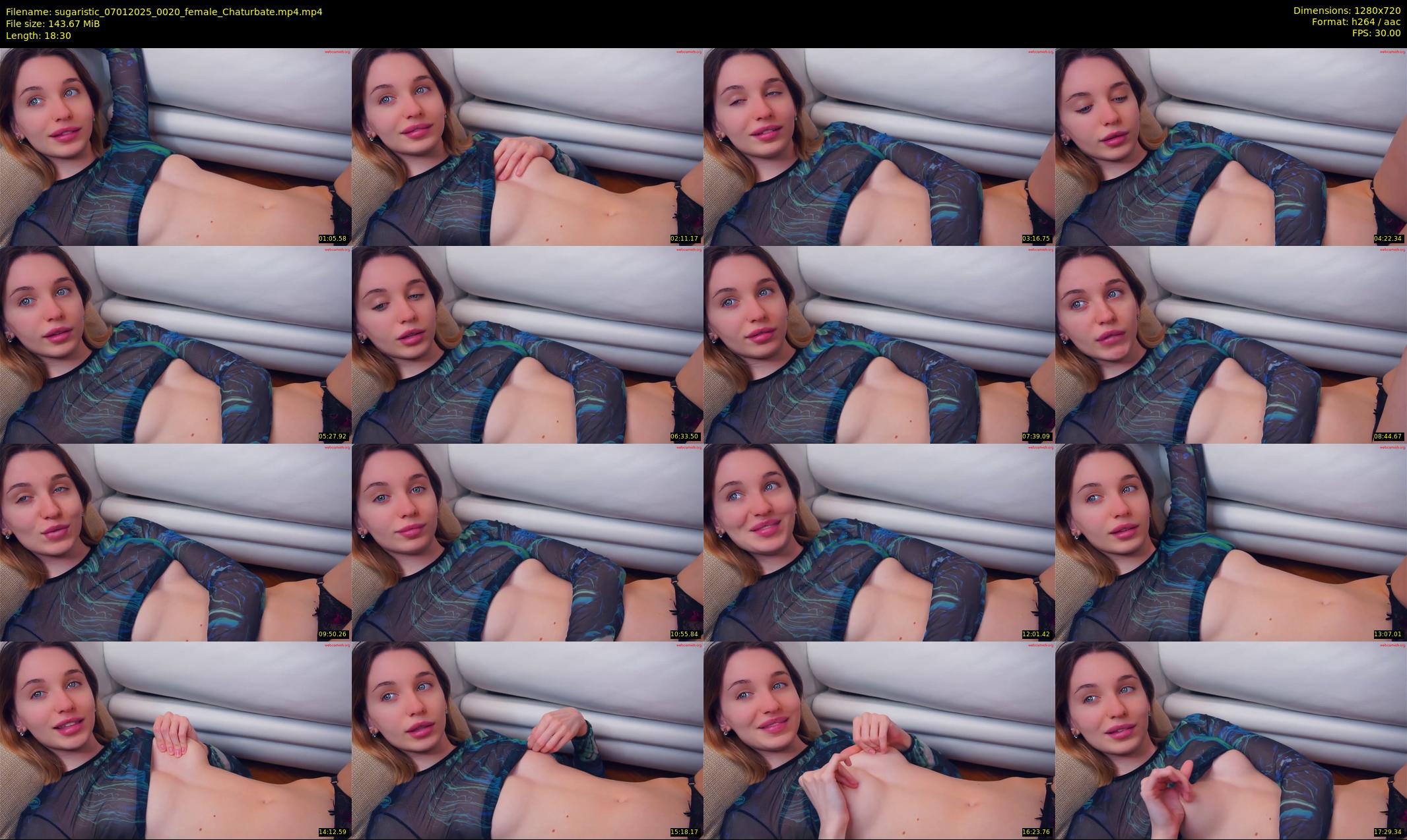 sugaristic — 19 minute Chaturbate female cam show recording, 720p, Jan 7, 2025