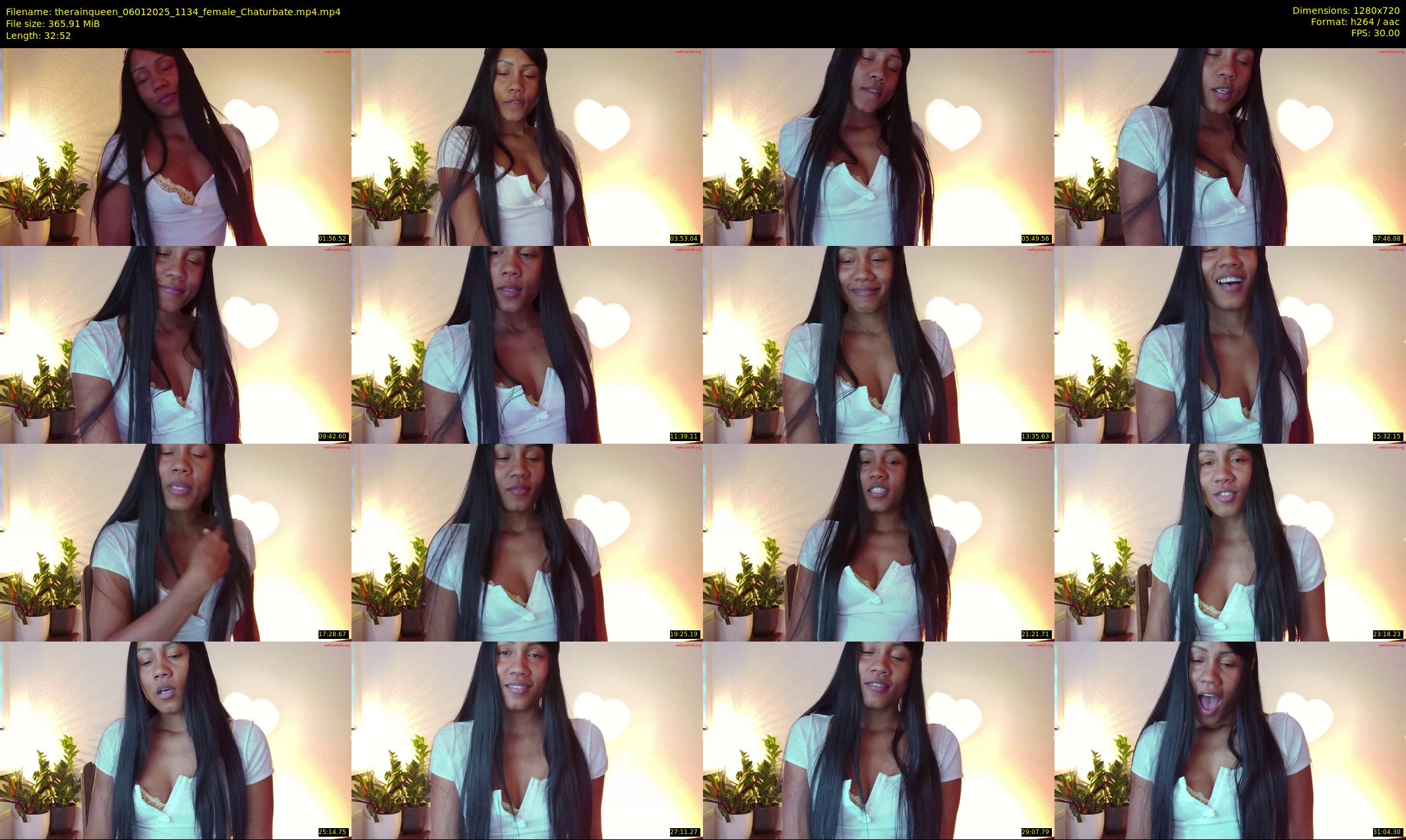 therainqueen — 33 minute Chaturbate female cam show recording, 720p, Jan 6, 2025