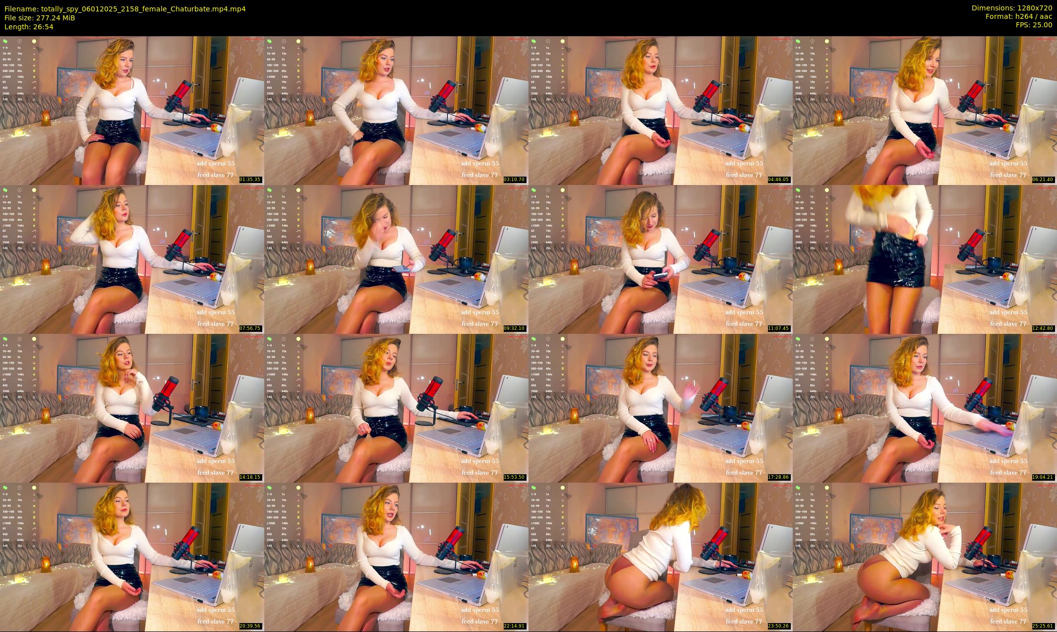 totally_spy — 27 minute Chaturbate female cam show recording, 720p, Jan 6, 2025
