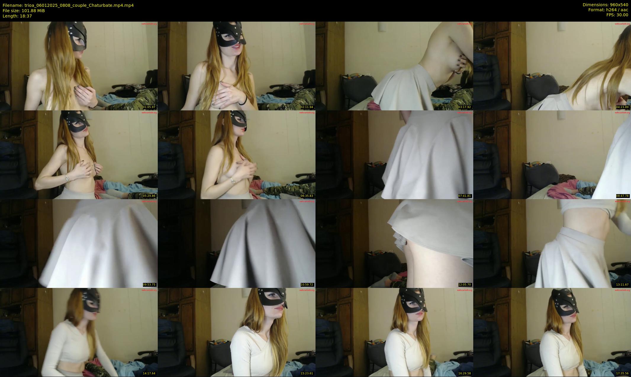 trioa — 19 minute Chaturbate couple cam show recording, 480p, Jan 6, 2025