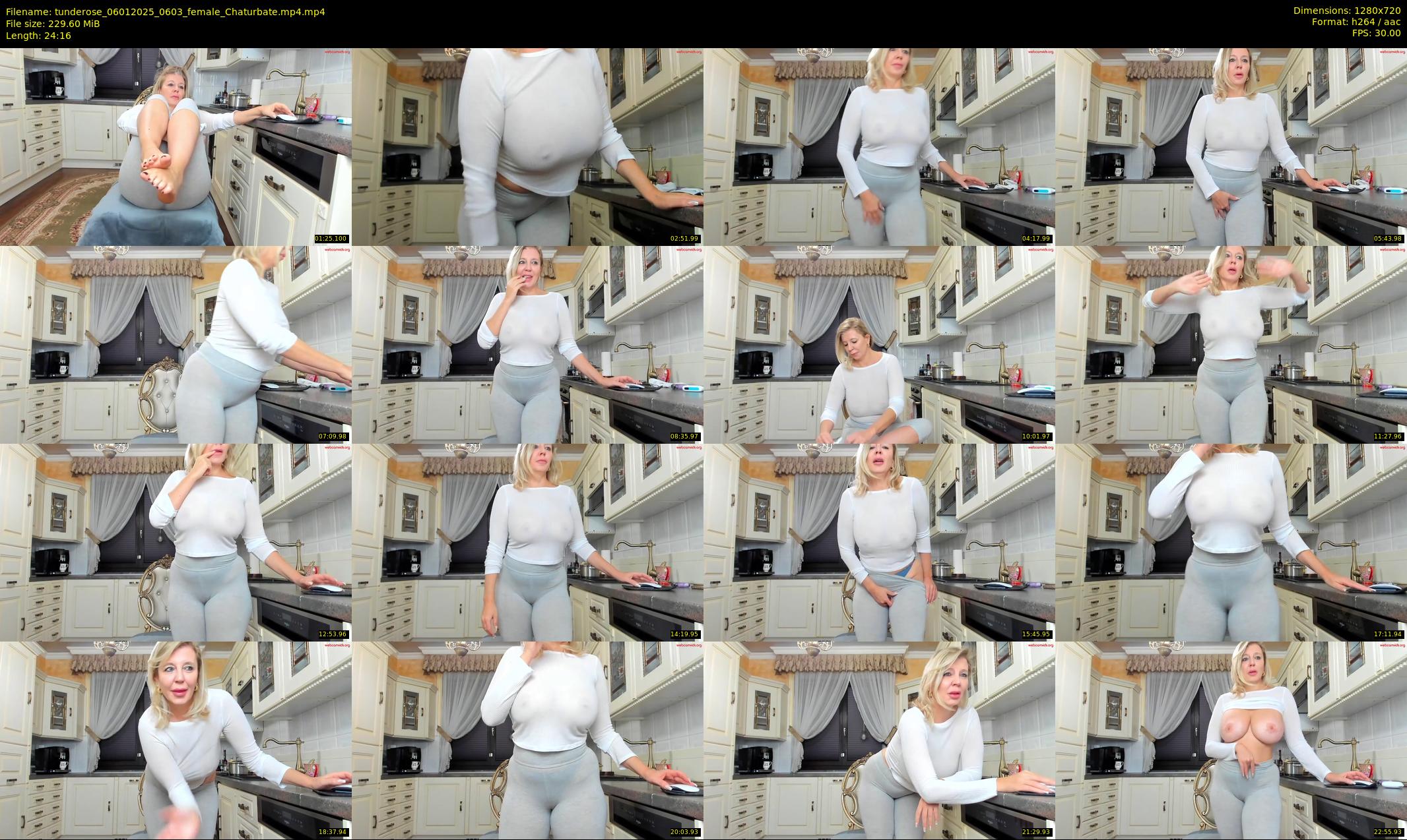 tunderose — 25 minute Chaturbate female cam show recording, 720p, Jan 6, 2025