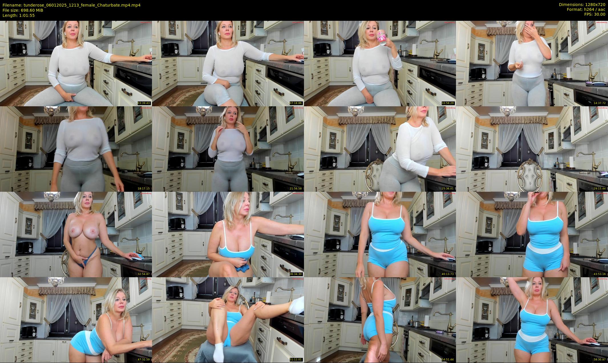 tunderose — 62 minute Chaturbate female cam show recording, 720p, Jan 6, 2025