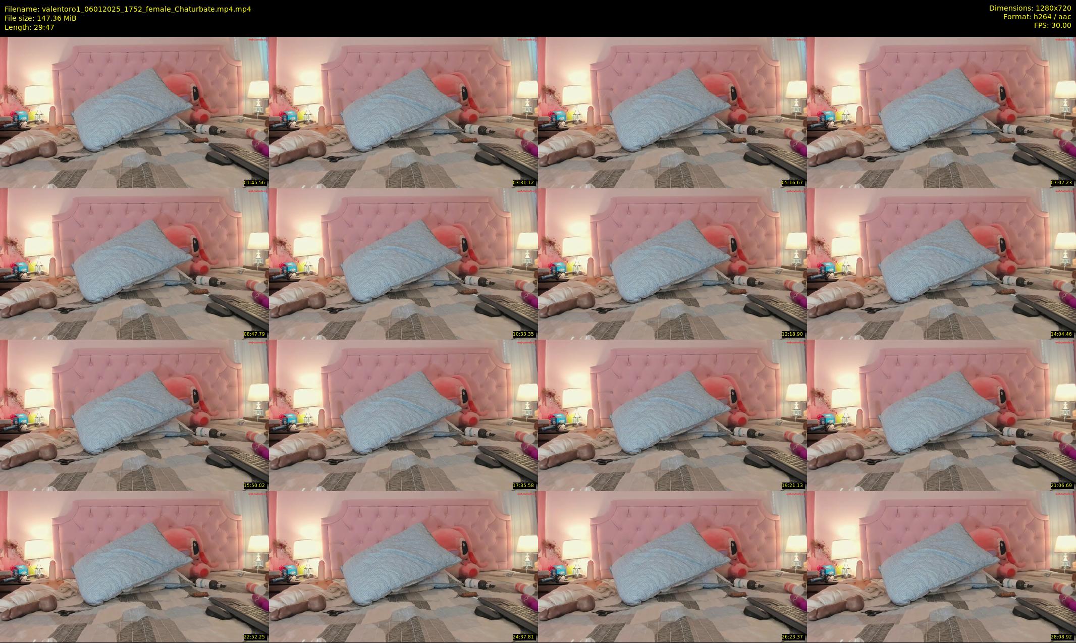 valentoro1 — 30 minute Chaturbate female cam show recording, 720p, Jan 6, 2025