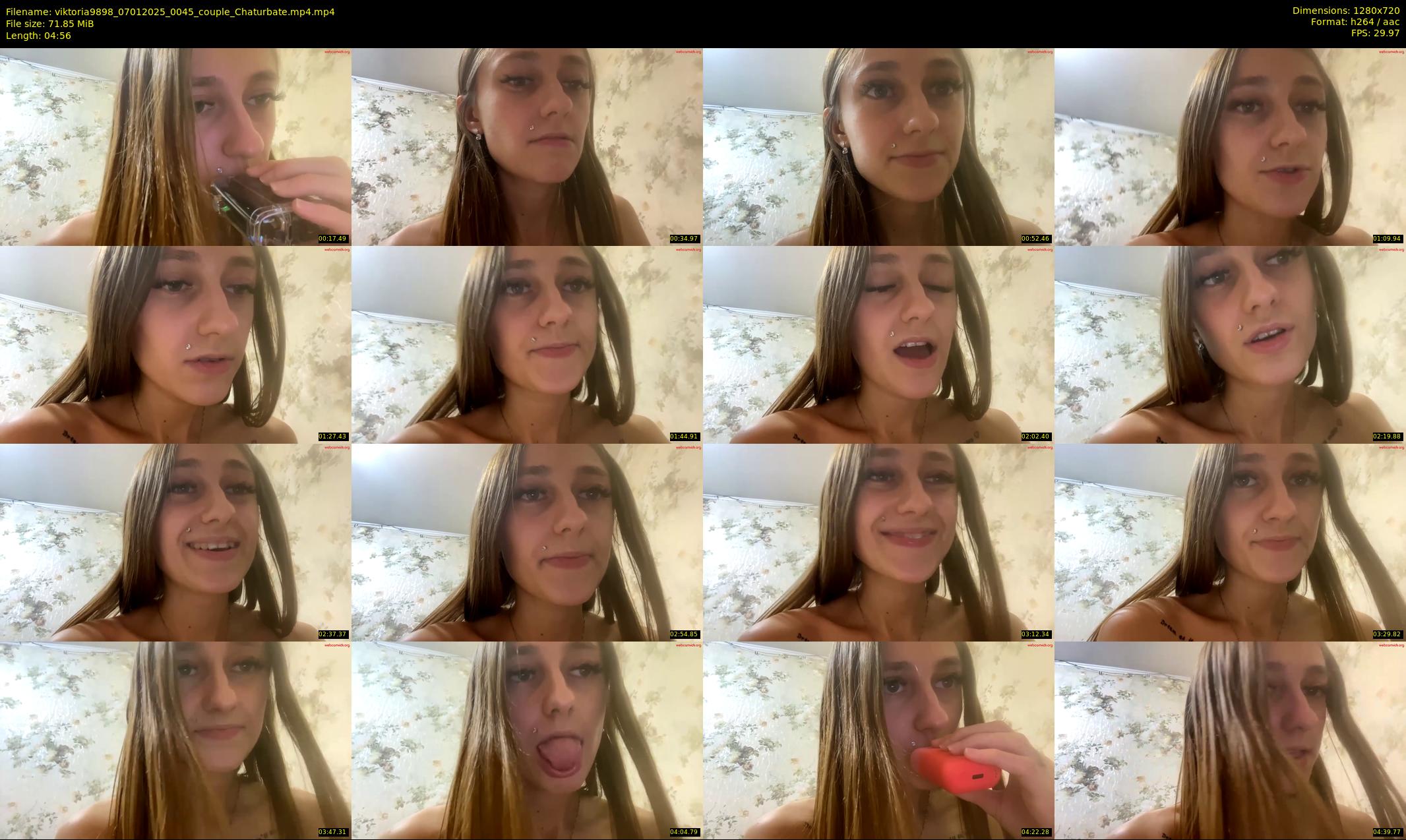 viktoria9898 — 5 minute Chaturbate couple cam show recording, 720p, Jan 7, 2025