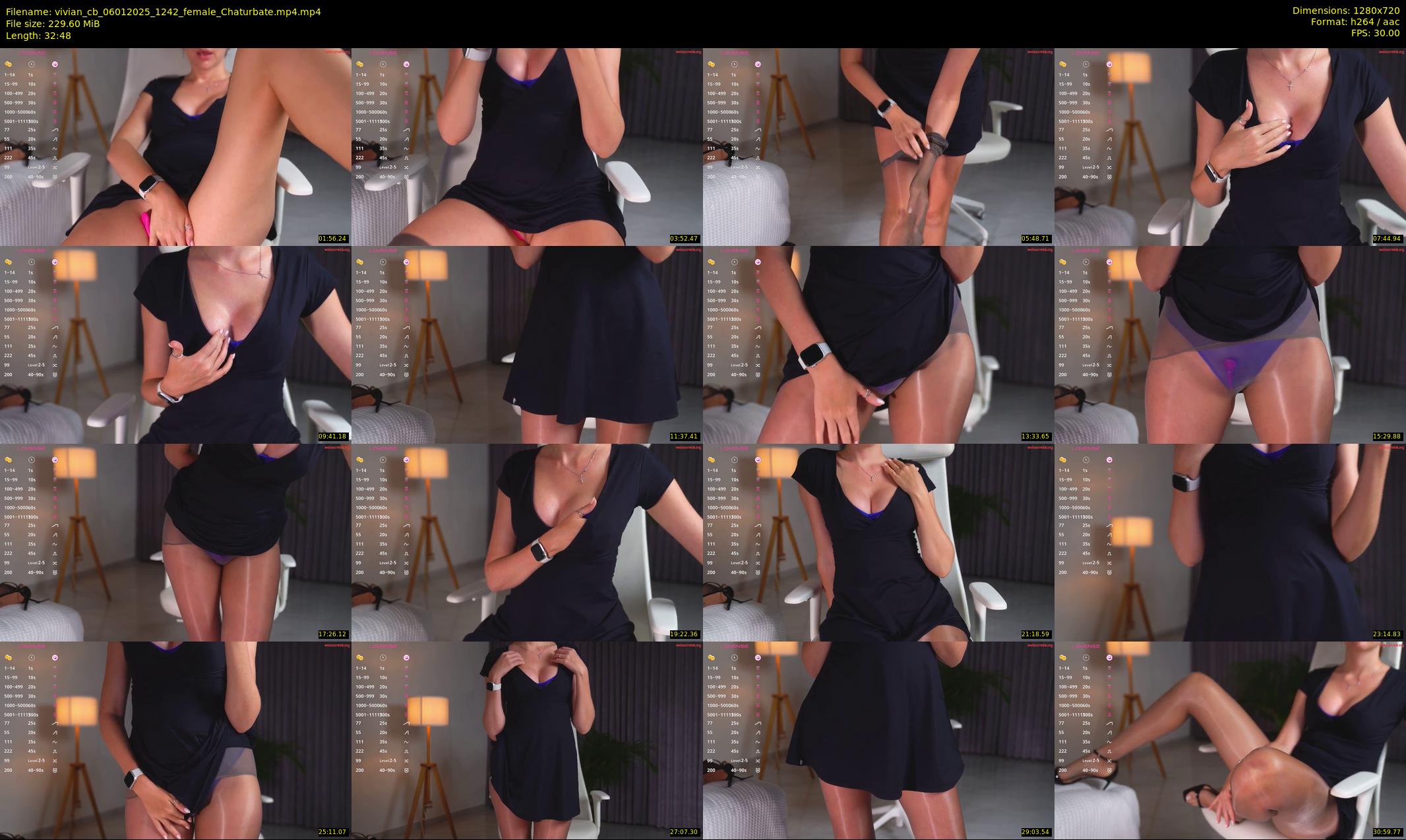 vivian_cb — 33 minute Chaturbate female cam show recording, 720p, Jan 6, 2025
