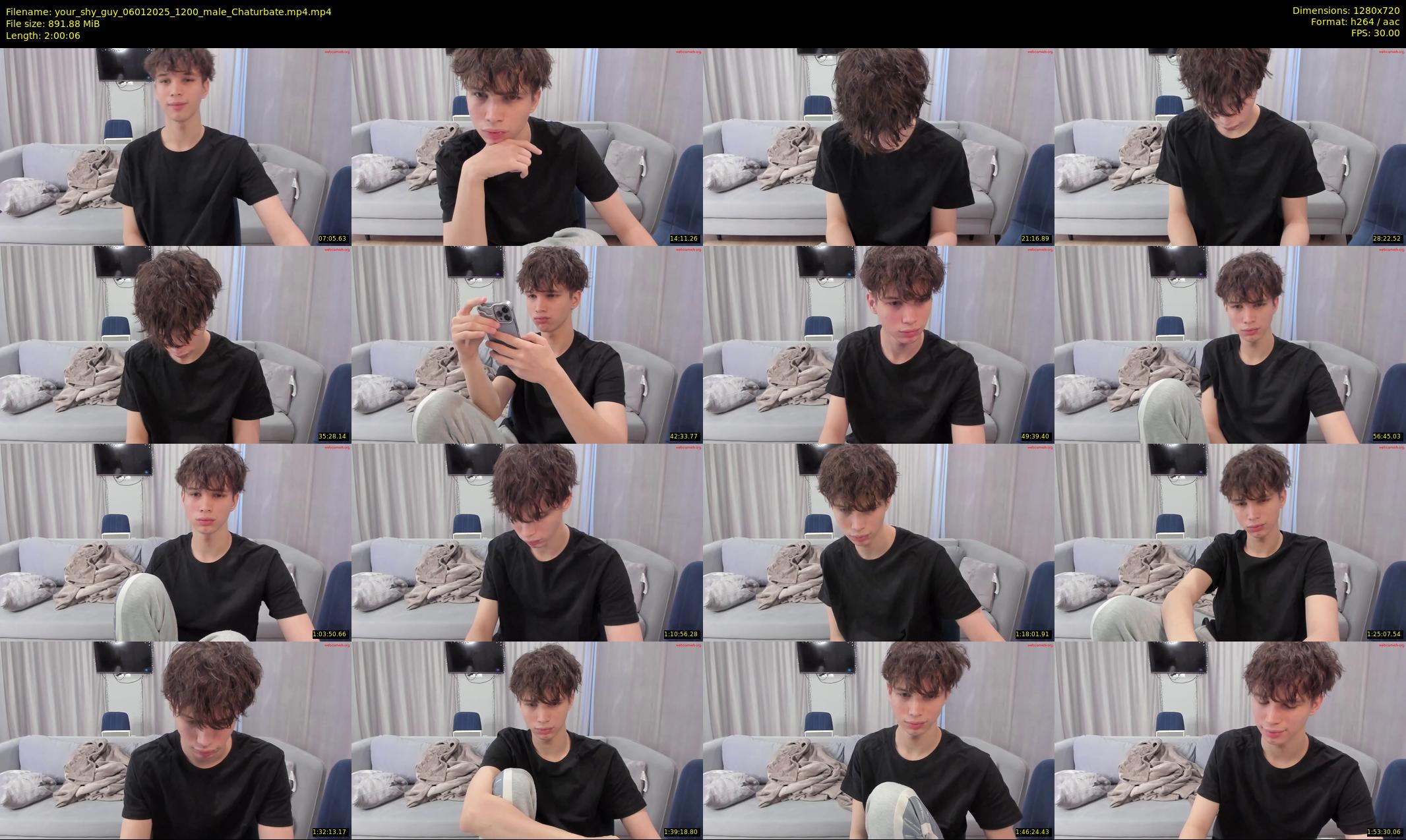 your_shy_guy — 121 minute Chaturbate male cam show recording, 720p, Jan 6, 2025
