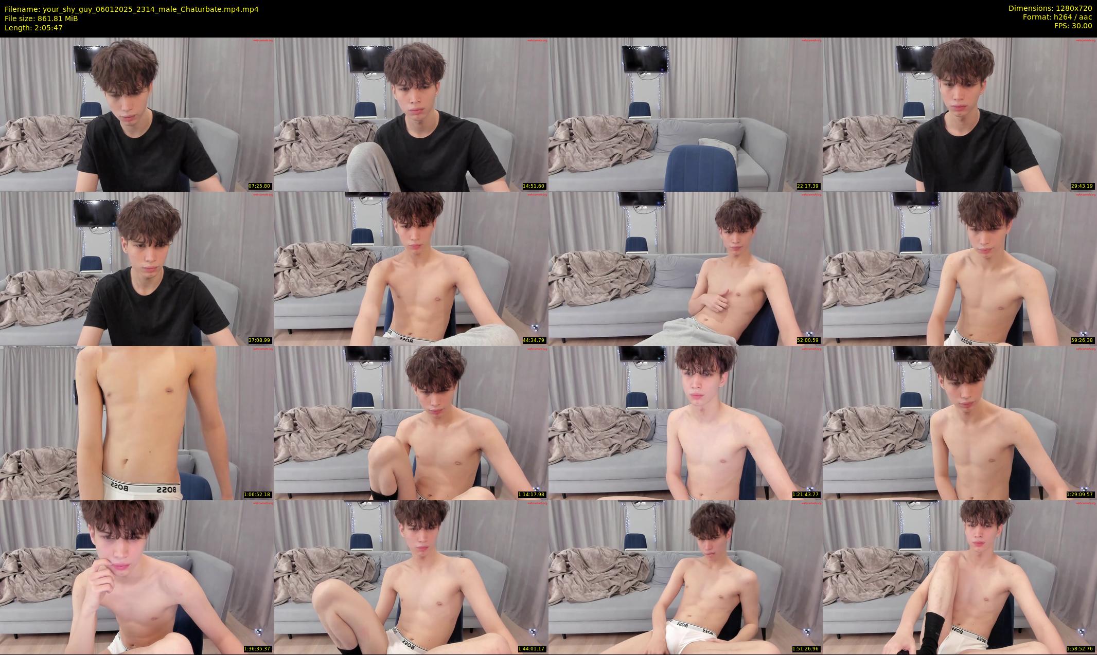 your_shy_guy — 126 minute Chaturbate male cam show recording, 720p, Jan 6, 2025