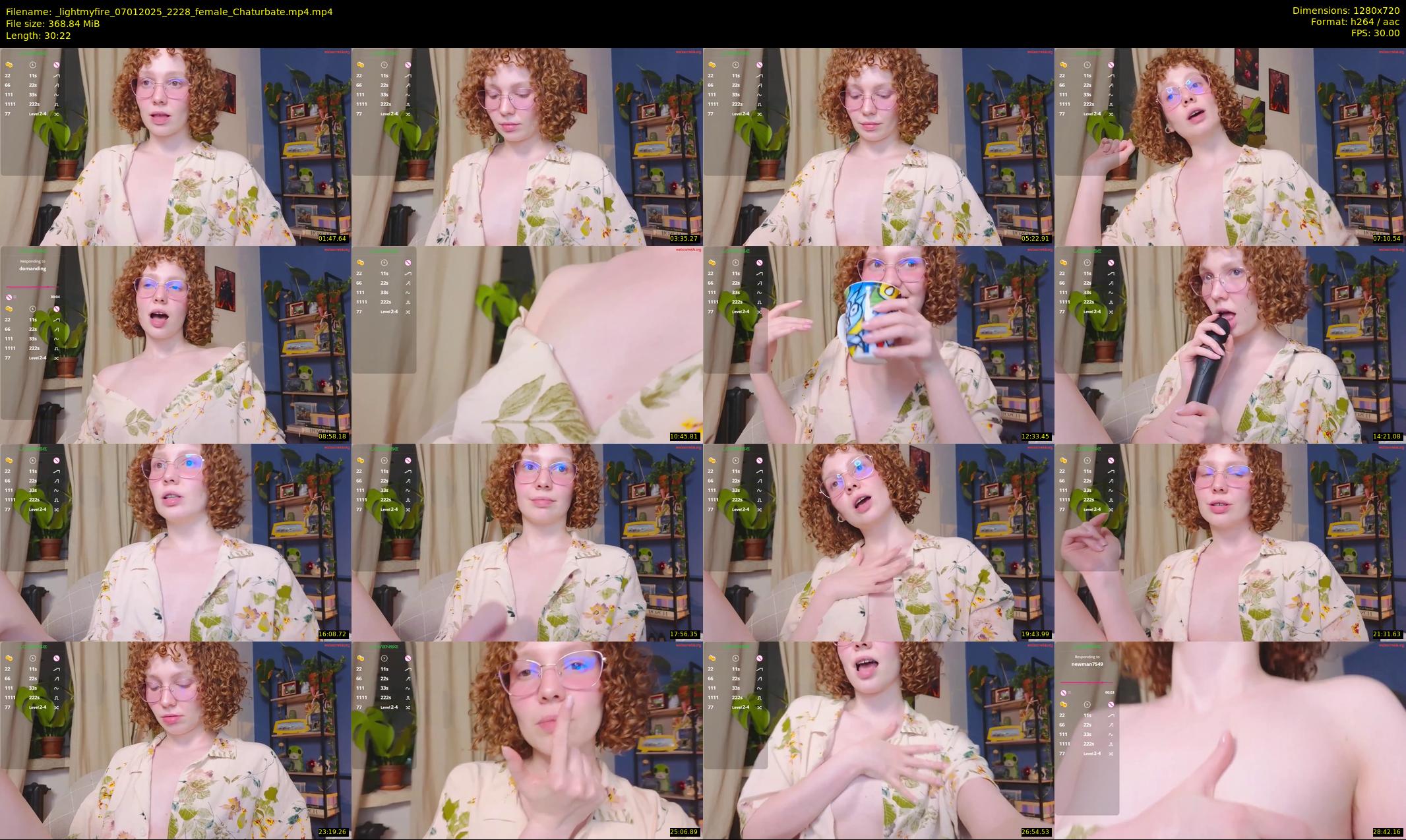 _lightmyfire — 31 minute Chaturbate female cam show recording, 720p, Jan 7, 2025