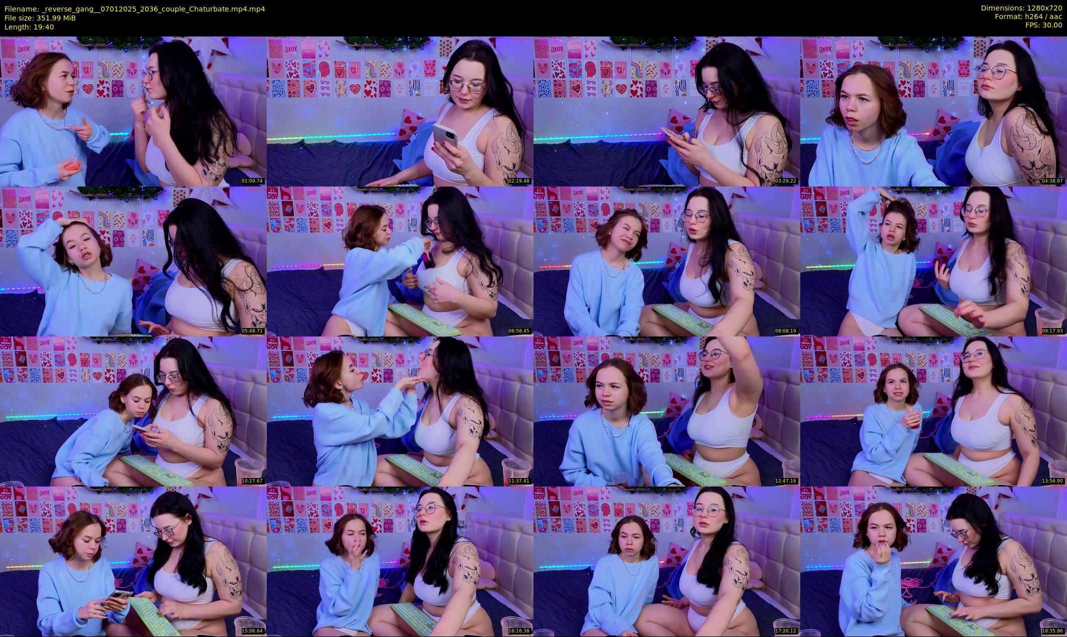_reverse_gang_ — 20 minute Chaturbate couple cam show recording, 720p, Jan 7, 2025