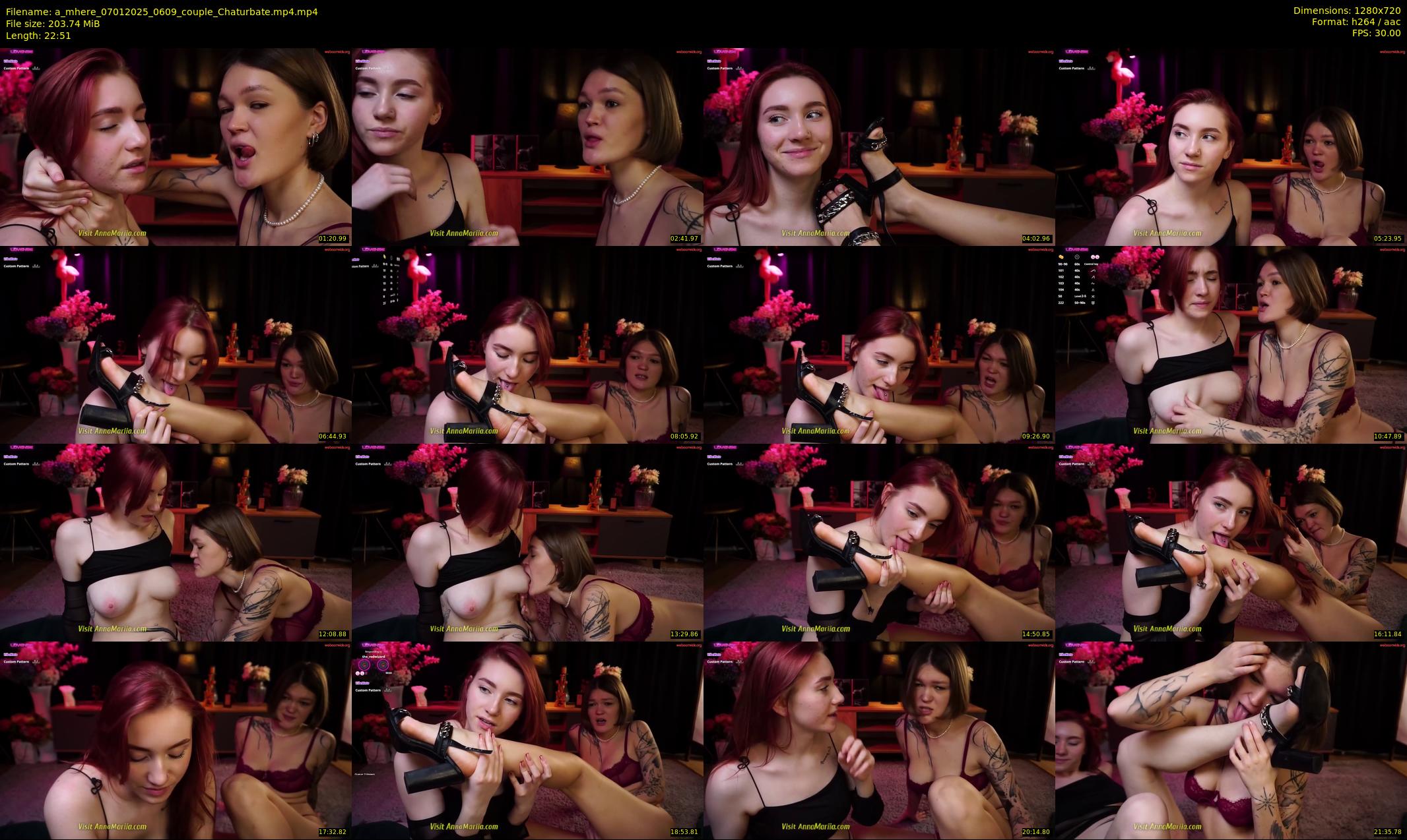 a_mhere — 23 minute Chaturbate couple cam show recording, 720p, Jan 7, 2025