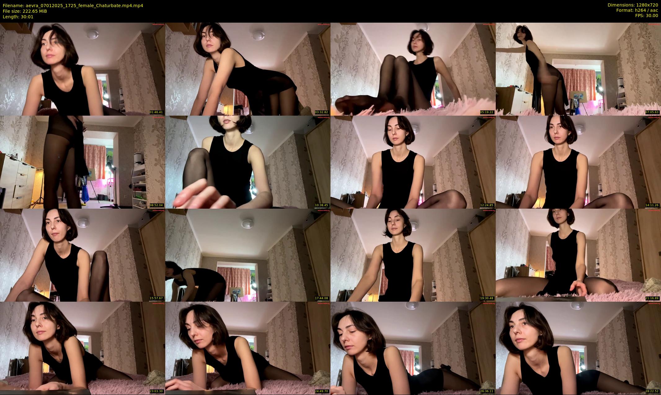 aevra — 31 minute Chaturbate female cam show recording, 720p, Jan 7, 2025