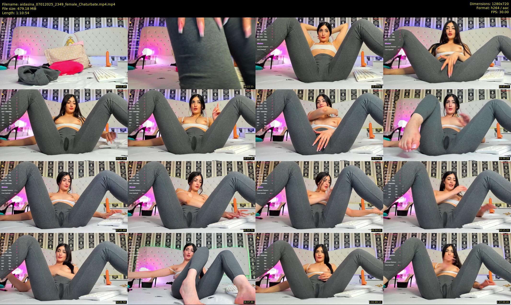 aidasina — 71 minute Chaturbate female cam show recording, 720p, Jan 7, 2025