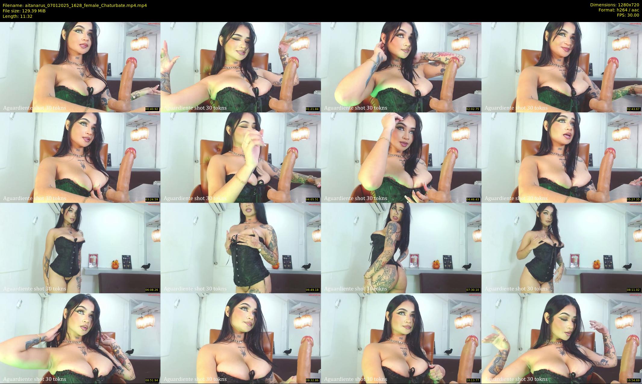 aitanarus — 12 minute Chaturbate female cam show recording, 720p, Jan 7, 2025