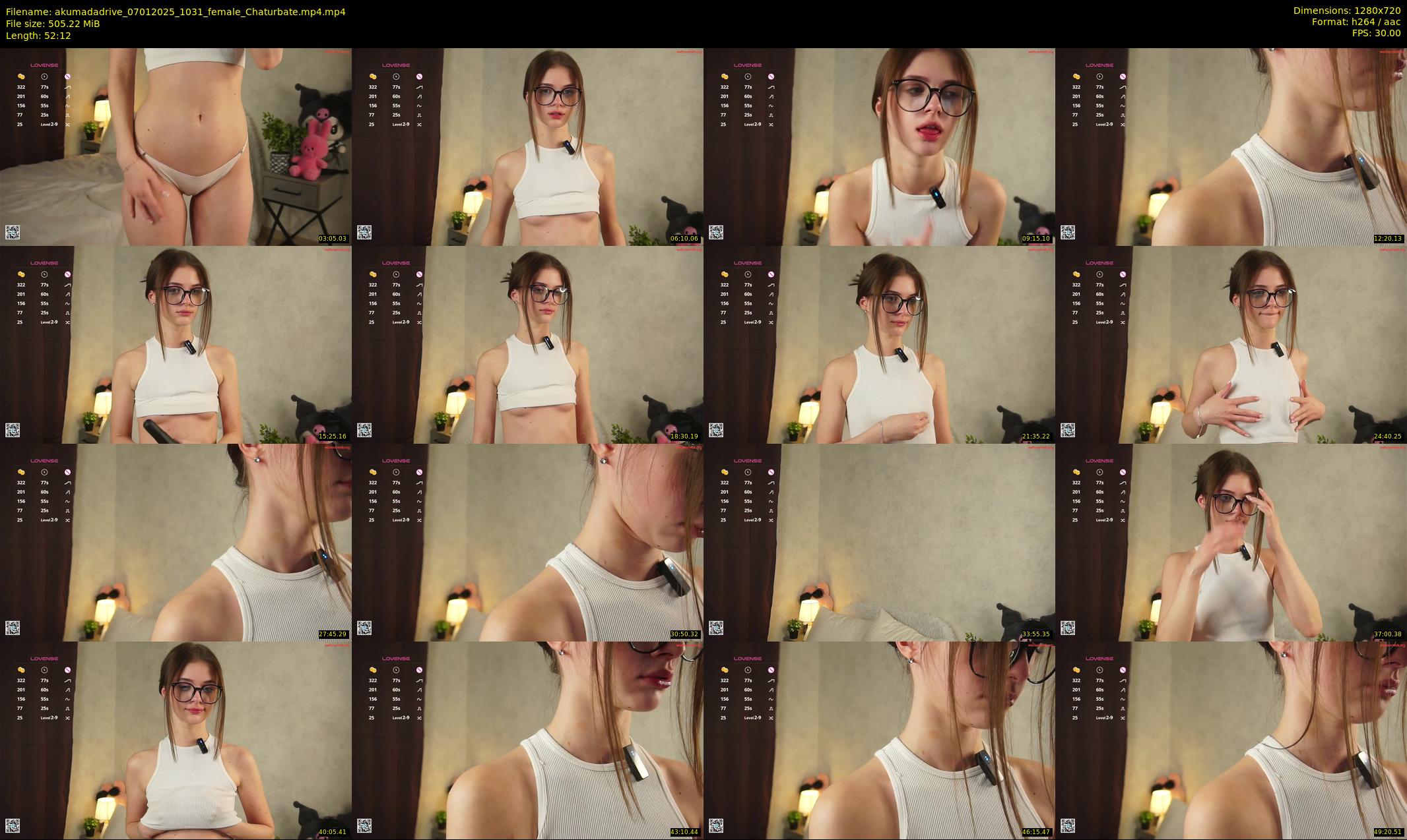 akumadadrive — 53 minute Chaturbate female cam show recording, 720p, Jan 7, 2025