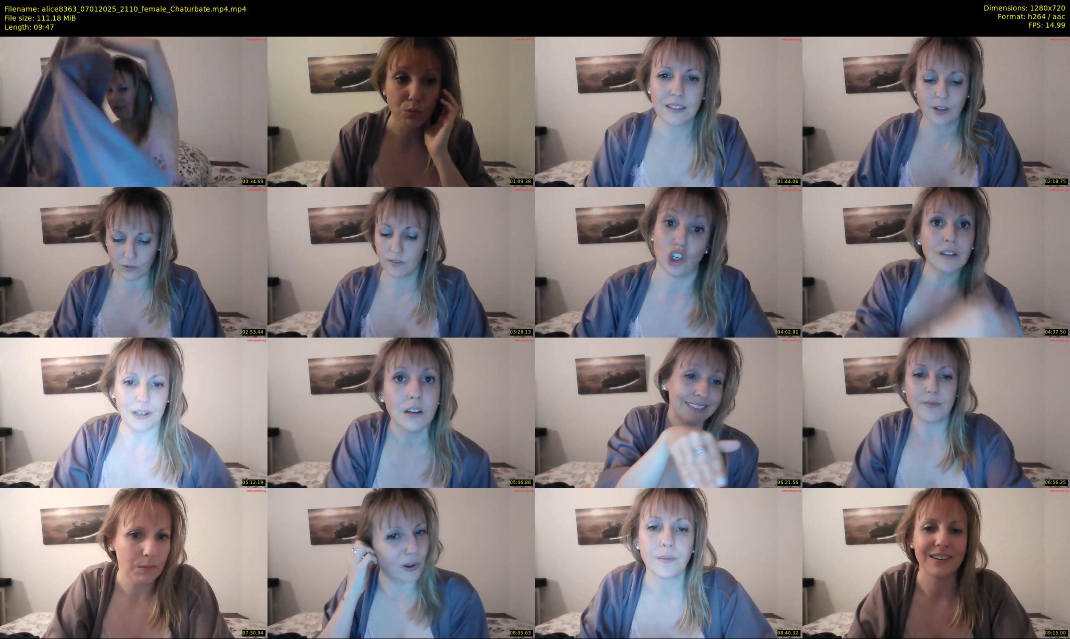 alice8363 — 10 minute Chaturbate female cam show recording, 720p, Jan 7, 2025