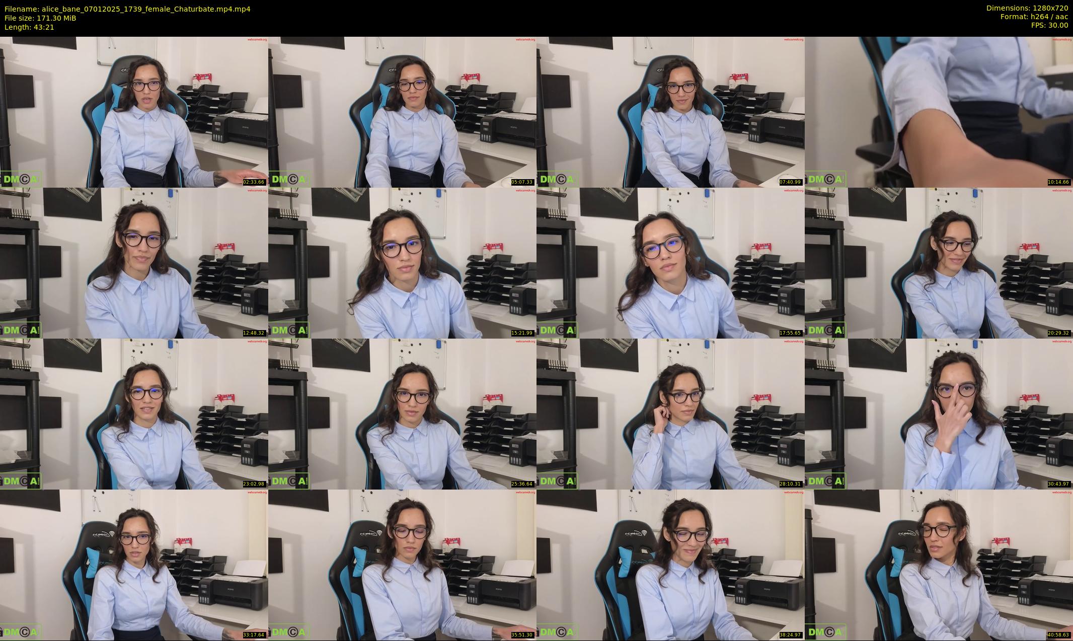 alice_bane — 44 minute Chaturbate female cam show recording, 720p, Jan 7, 2025