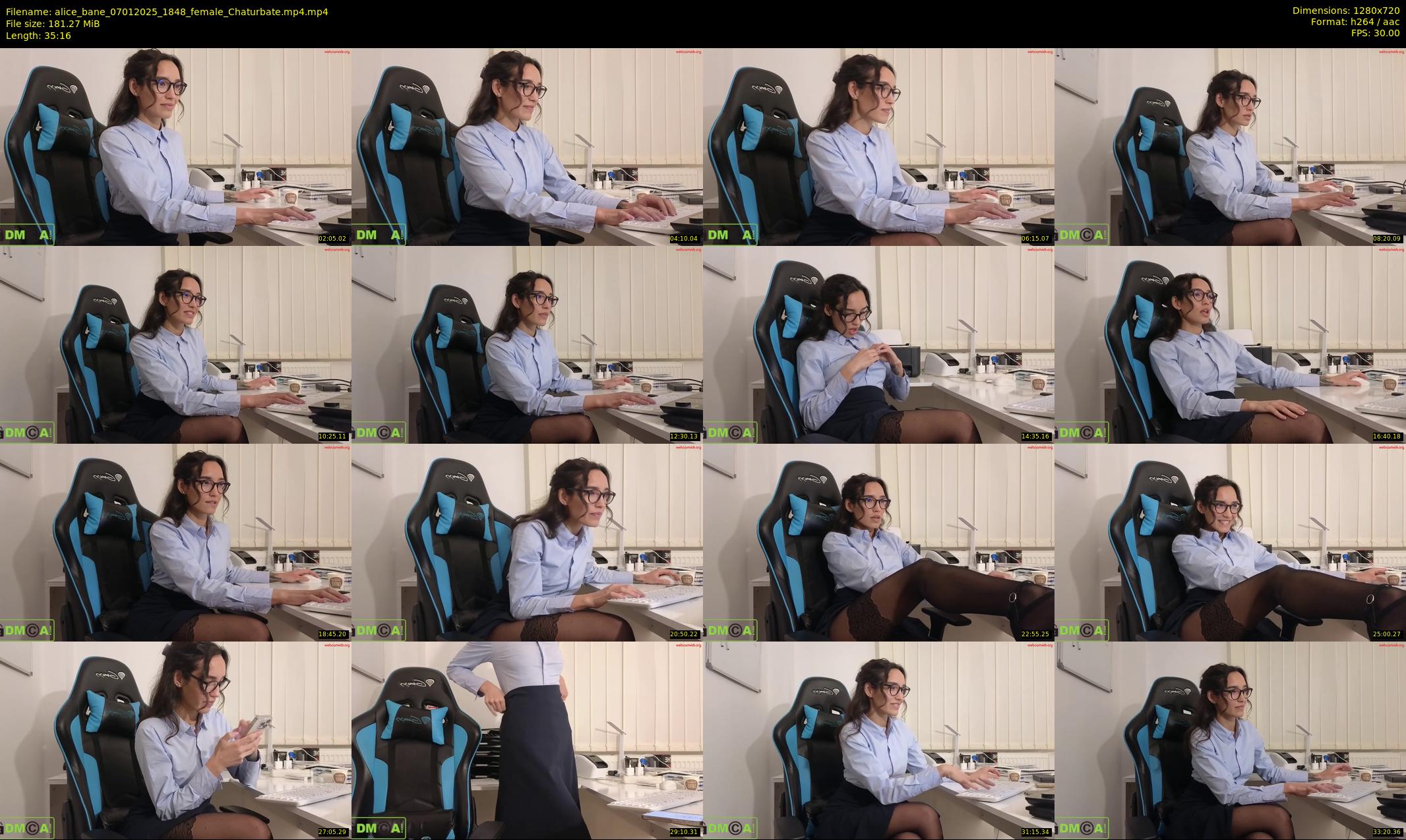 alice_bane — 36 minute Chaturbate female cam show recording, 720p, Jan 7, 2025