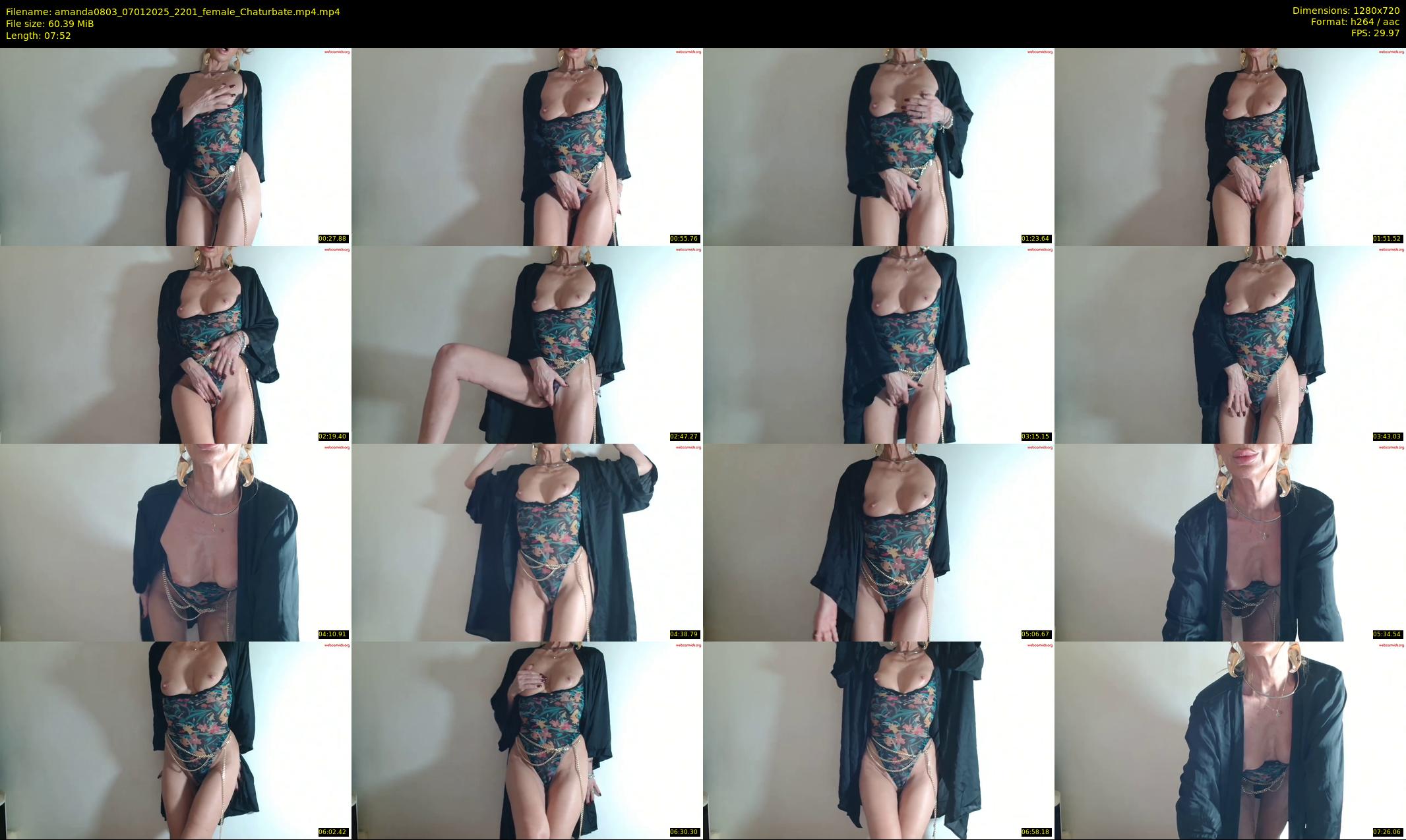 amanda0803 — 8 minute Chaturbate female cam show recording, 720p, Jan 7, 2025