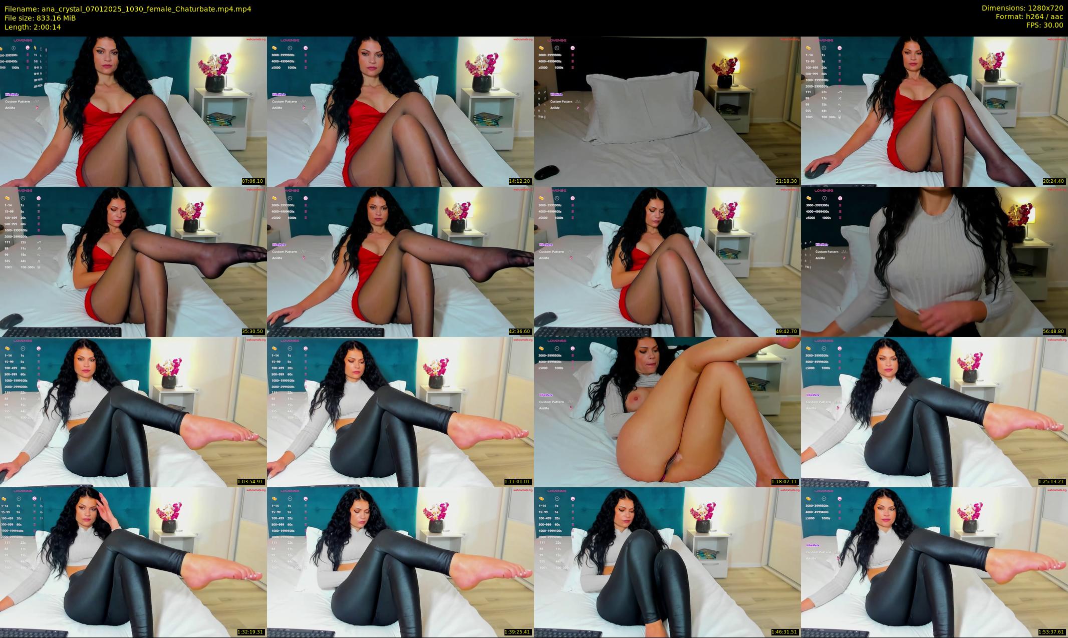 ana_crystal — 121 minute Chaturbate female cam show recording, 720p, Jan 7, 2025