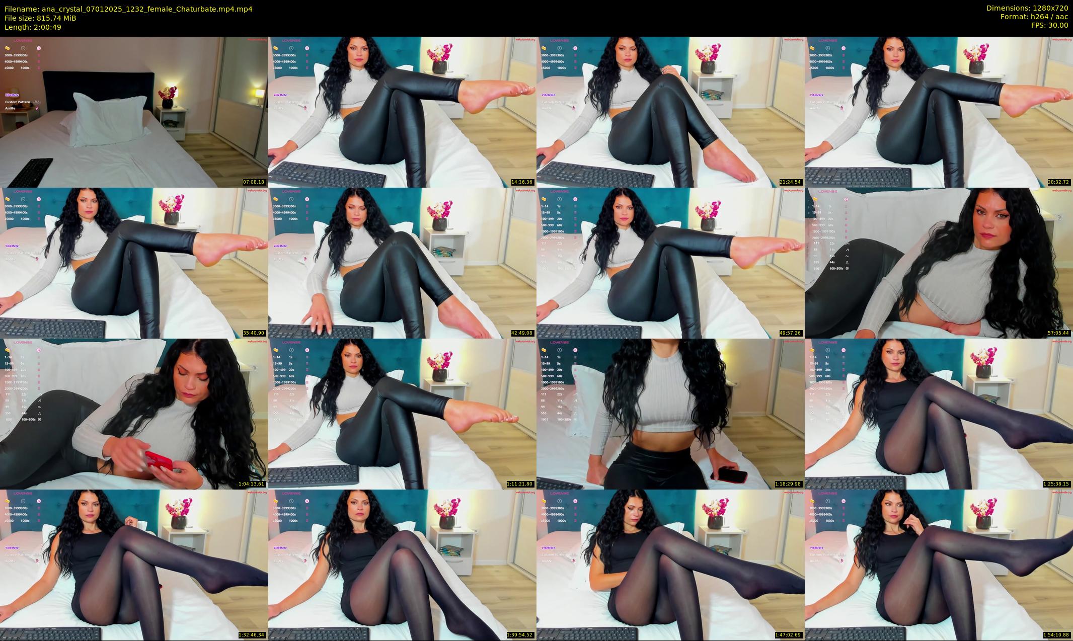 ana_crystal — 121 minute Chaturbate female cam show recording, 720p, Jan 7, 2025