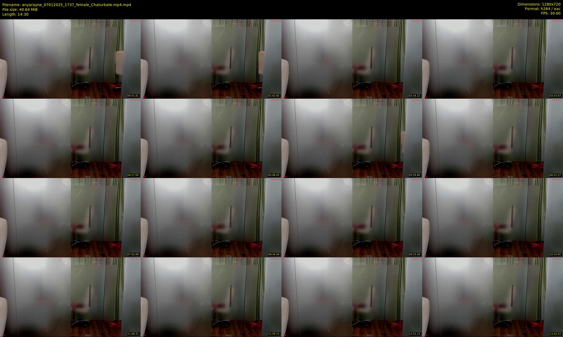 anyarayne — 15 minute Chaturbate female cam show recording, 720p, Jan 7, 2025
