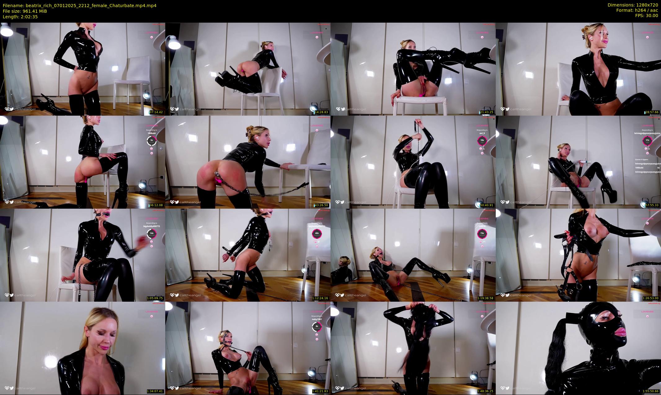 beatrix_rich — 123 minute Chaturbate female cam show recording, 720p, Jan 7, 2025