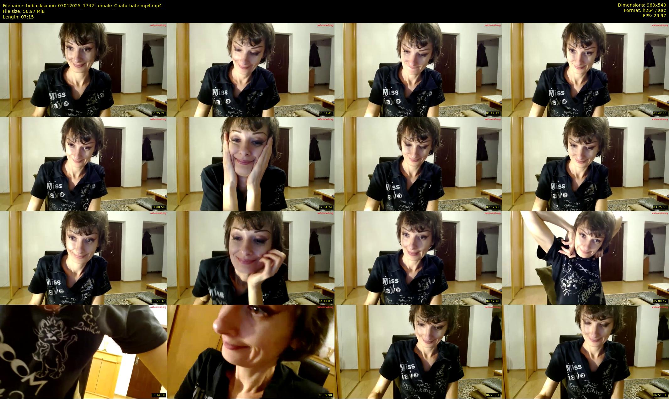 bebacksooon — 8 minute Chaturbate female cam show recording, 480p, Jan 7, 2025