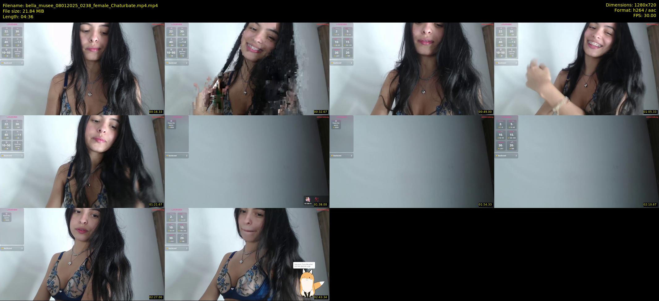 bella_musee — 5 minute Chaturbate female cam show recording, 720p, Jan 8, 2025