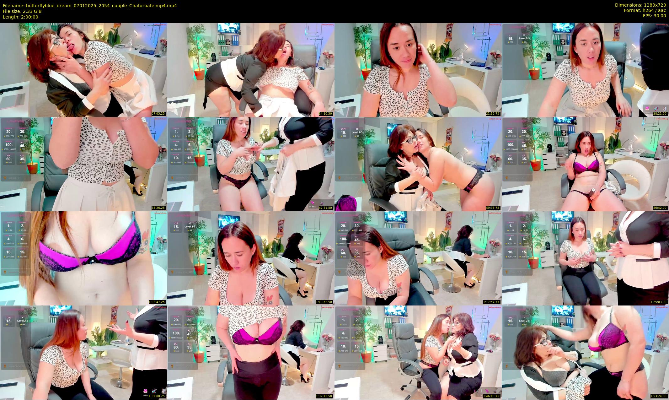 butterflyblue_dream — 120 minute Chaturbate couple cam show recording, 720p, Jan 7, 2025