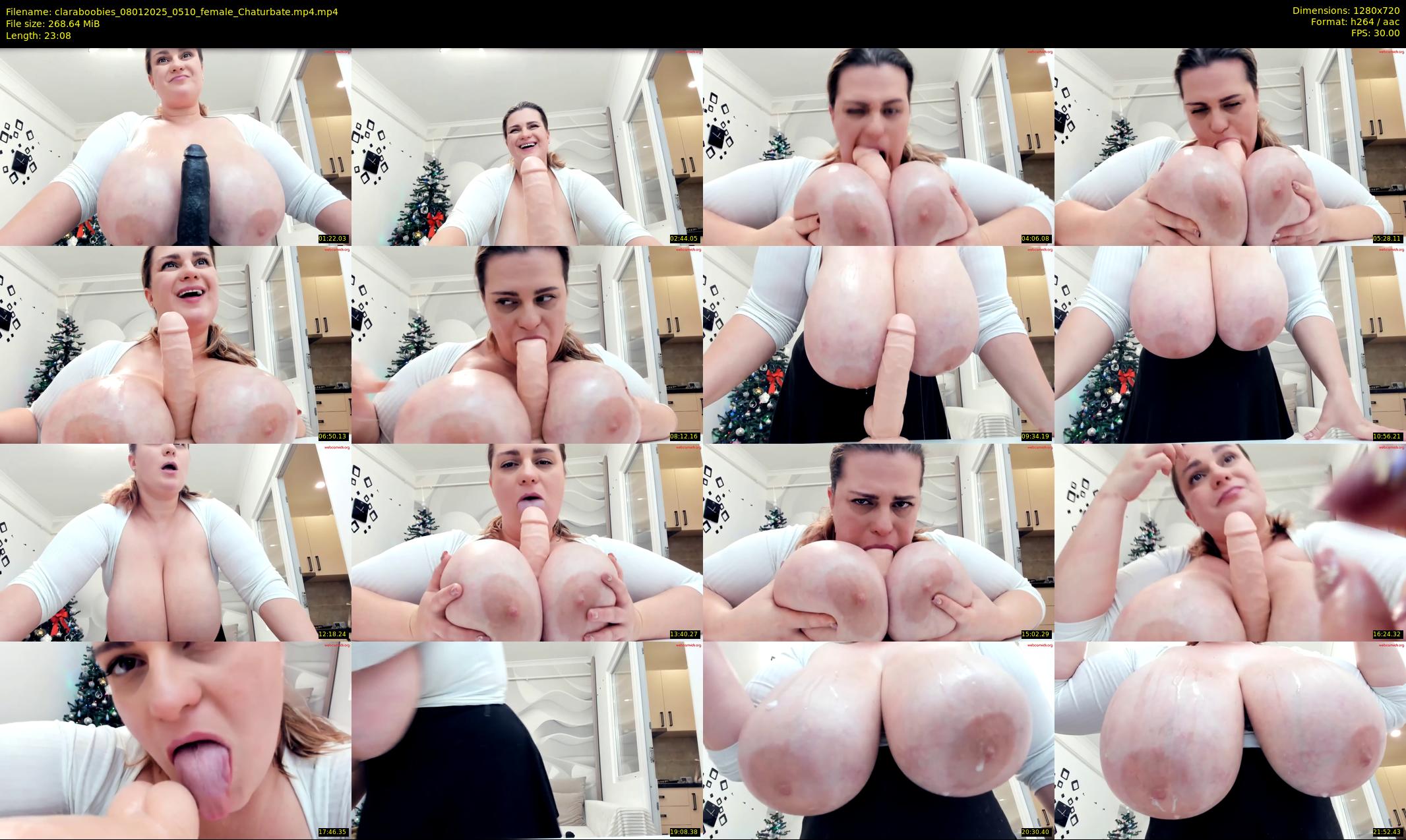 claraboobies — 24 minute Chaturbate female cam show recording, 720p, Jan 8, 2025
