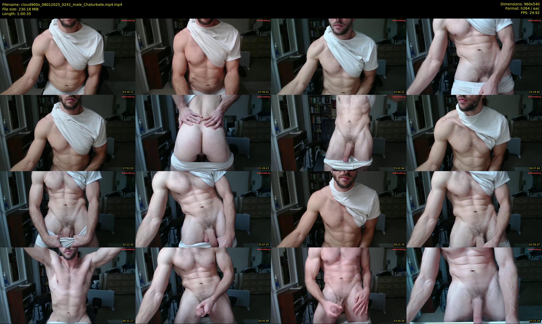 cloud900x — 61 minute Chaturbate male cam show recording, 480p, Jan 8, 2025
