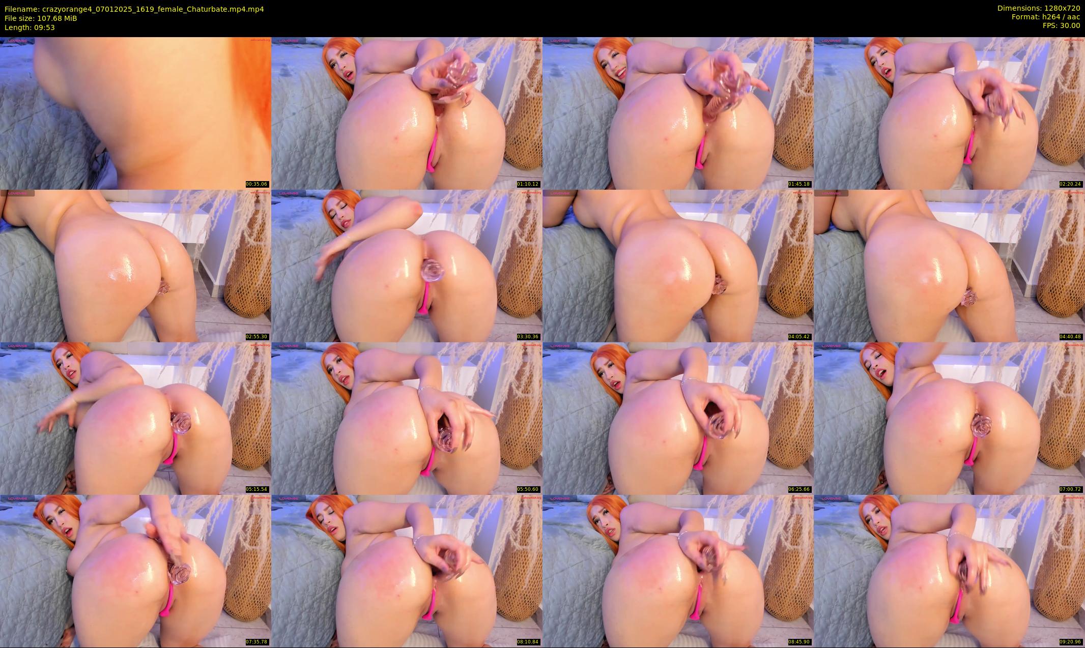 crazyorange4 — 10 minute Chaturbate female cam show recording, 720p, Jan 7, 2025