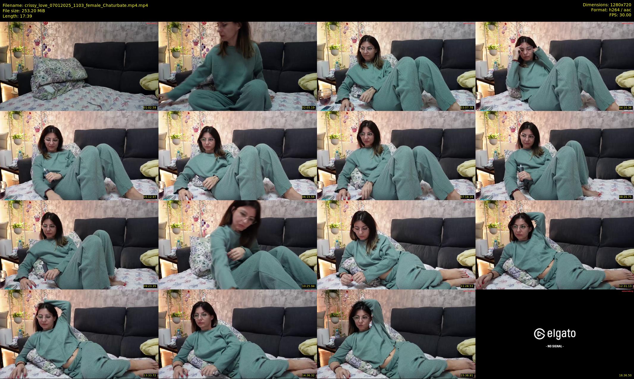 crissy_love — 18 minute Chaturbate female cam show recording, 720p, Jan 7, 2025