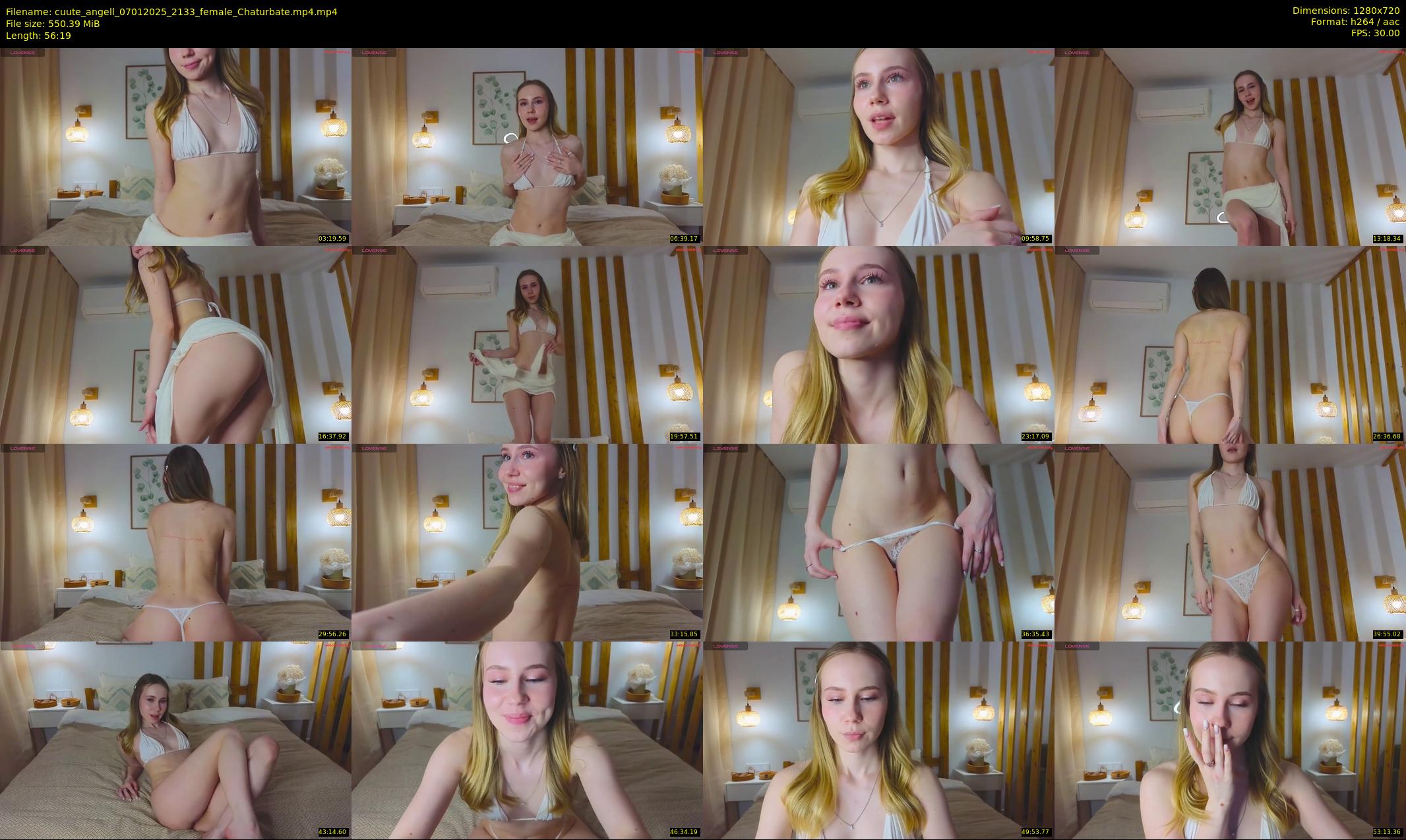 cuute_angell — 57 minute Chaturbate female cam show recording, 720p, Jan 7, 2025