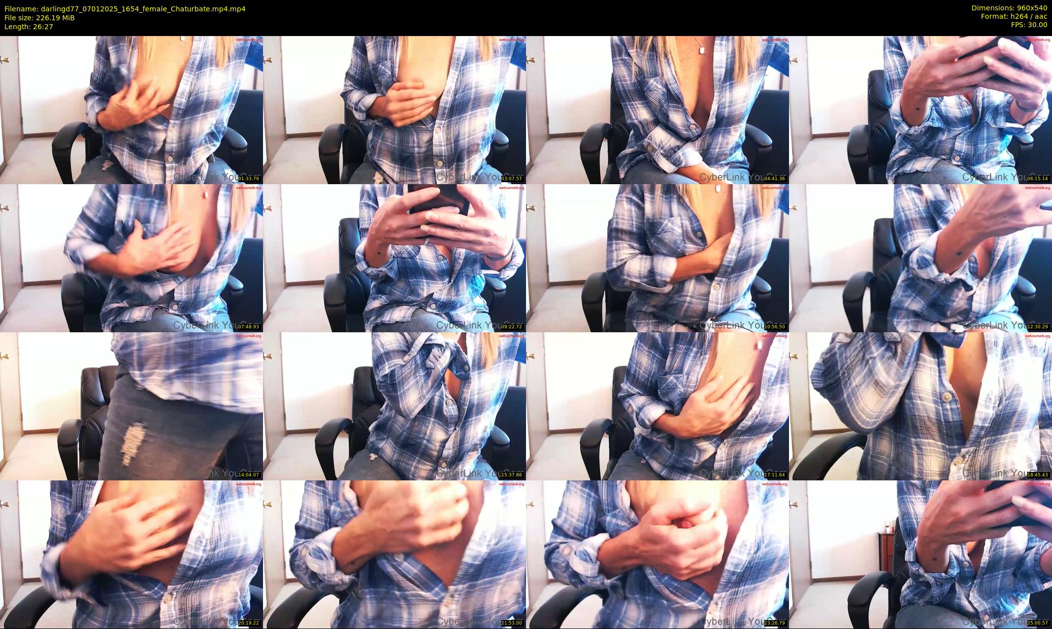 darlingd77 — 27 minute Chaturbate female cam show recording, 480p, Jan 7, 2025
