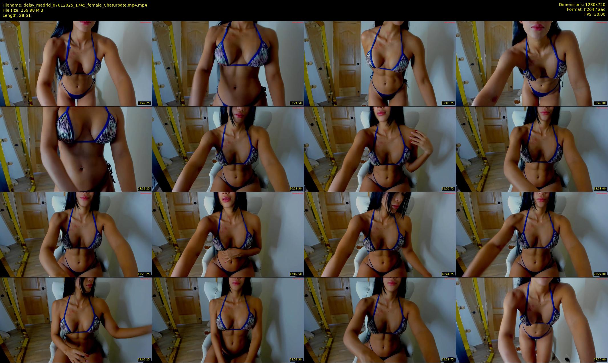 deisy_madrid — 29 minute Chaturbate female cam show recording, 720p, Jan 7, 2025