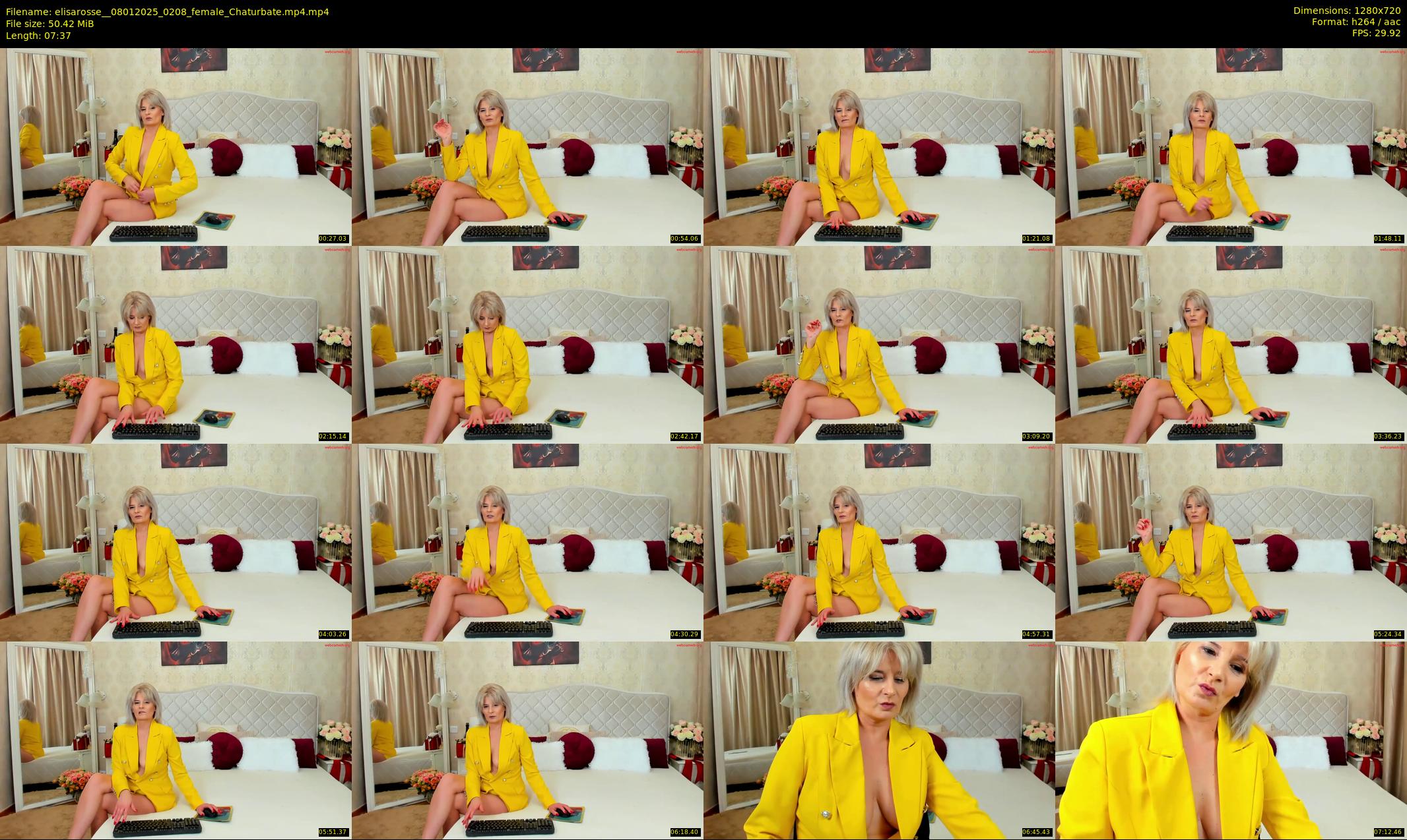 elisarosse_ — 8 minute Chaturbate female cam show recording, 720p, Jan 8, 2025
