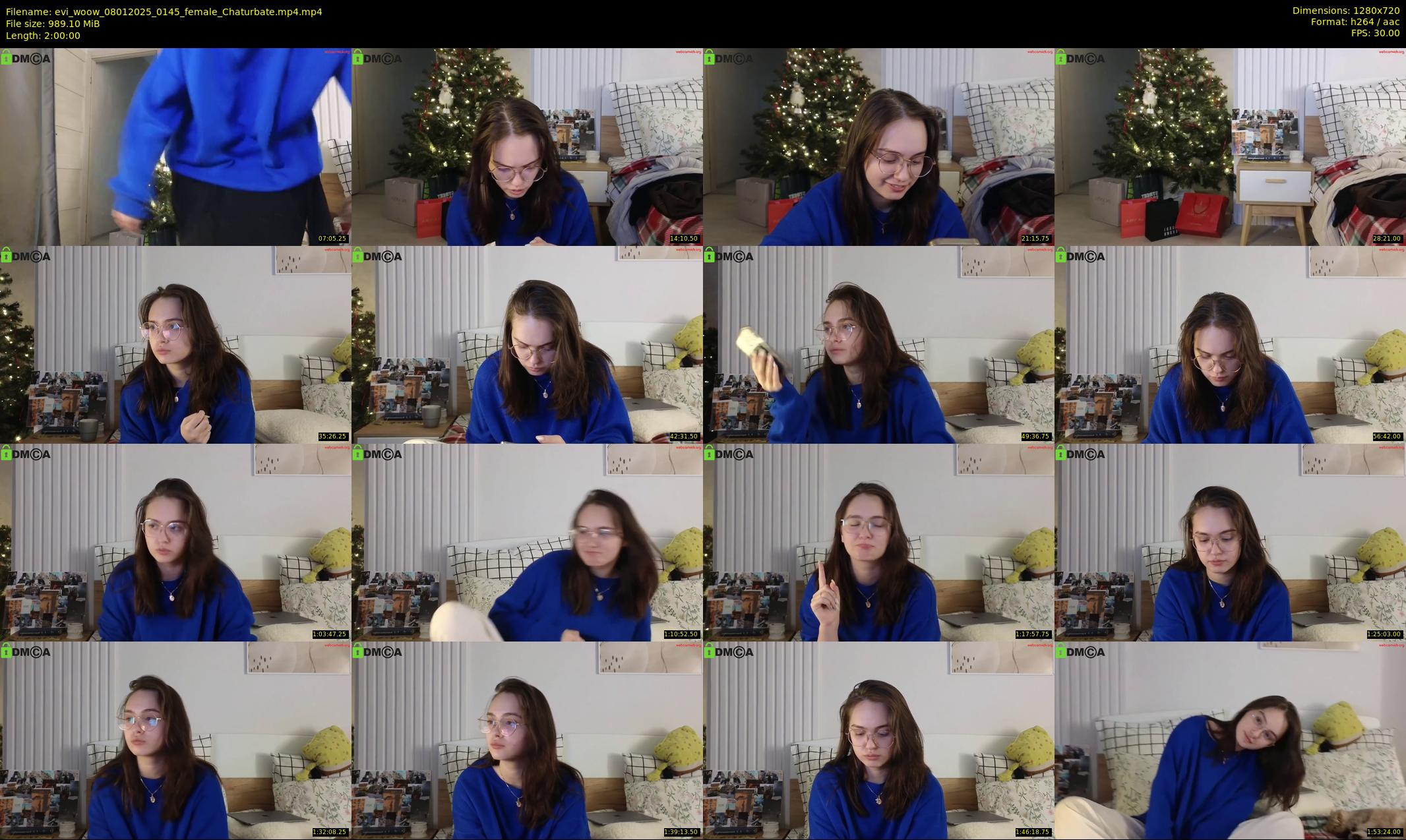 evi_woow — 120 minute Chaturbate female cam show recording, 720p, Jan 8, 2025