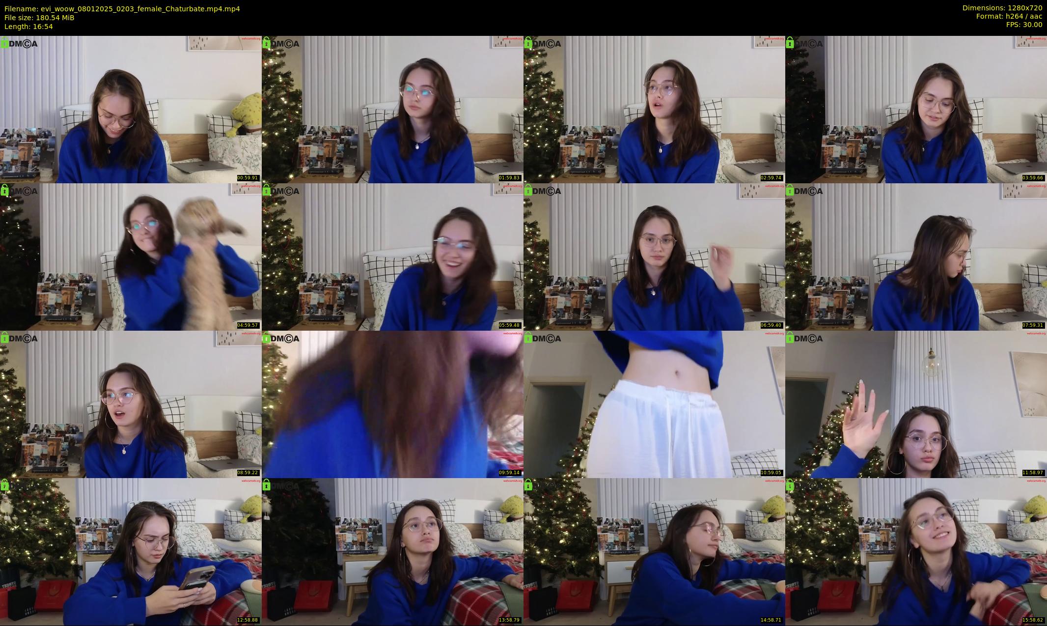 evi_woow — 17 minute Chaturbate female cam show recording, 720p, Jan 8, 2025