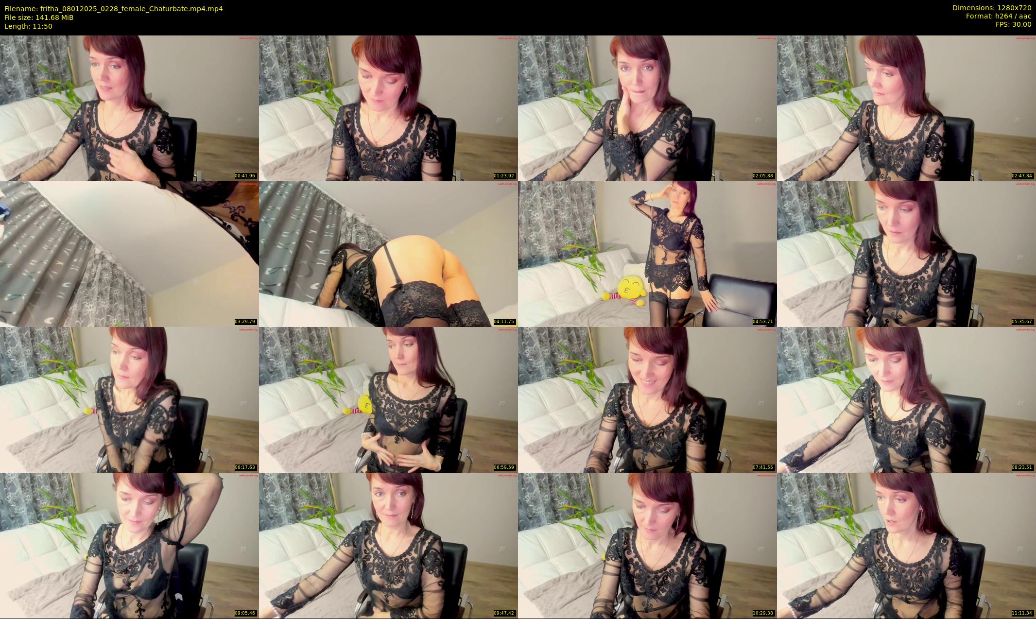 fritha — 12 minute Chaturbate female cam show recording, 720p, Jan 8, 2025